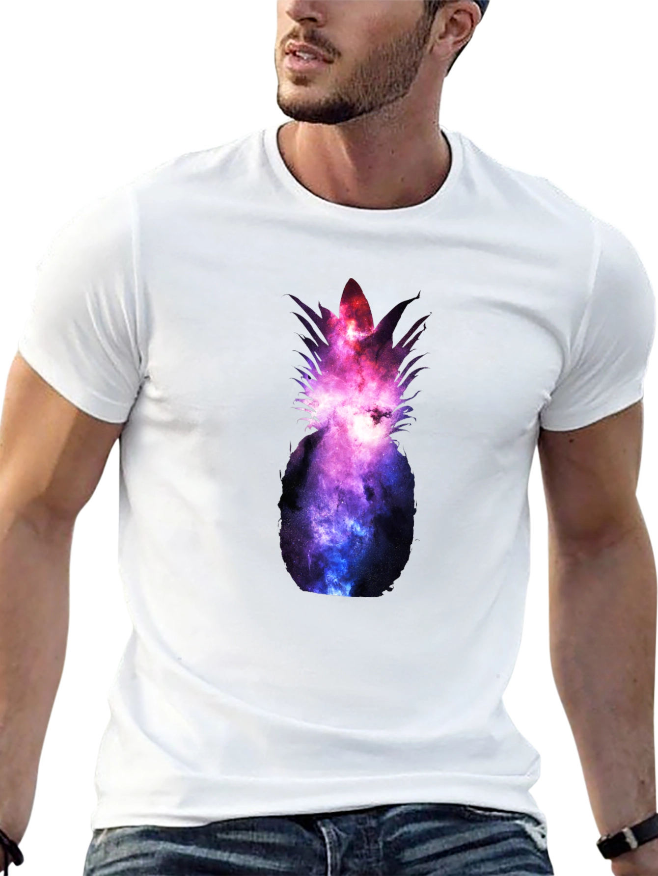Galaxy Pineapple Graphic Tee
