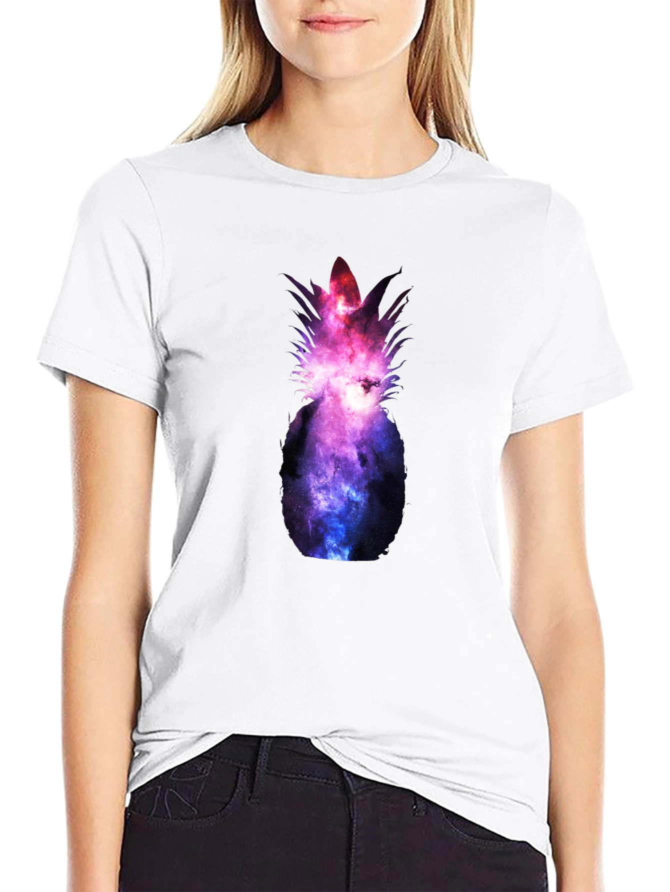 Galaxy Pineapple Graphic Tee