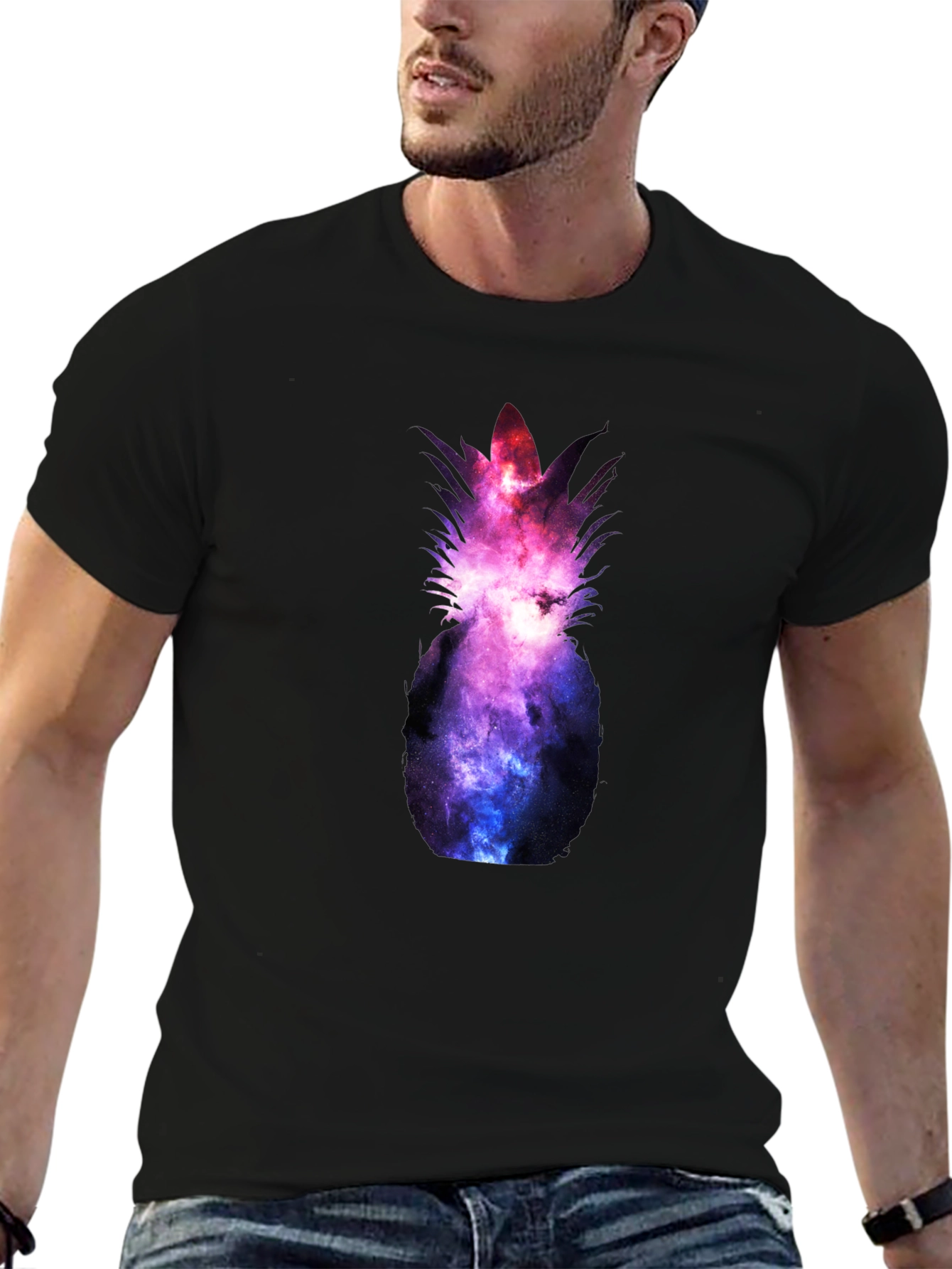 Galaxy Pineapple Graphic Tee