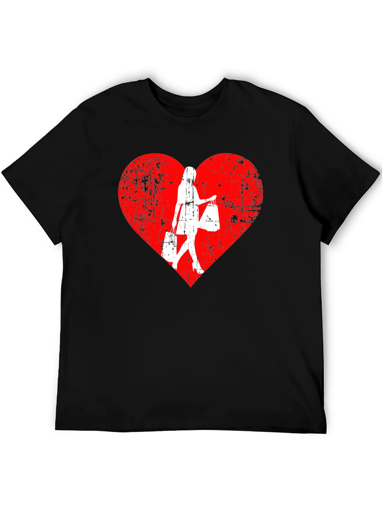Shopping Lover T-Shirt - Heart Design
