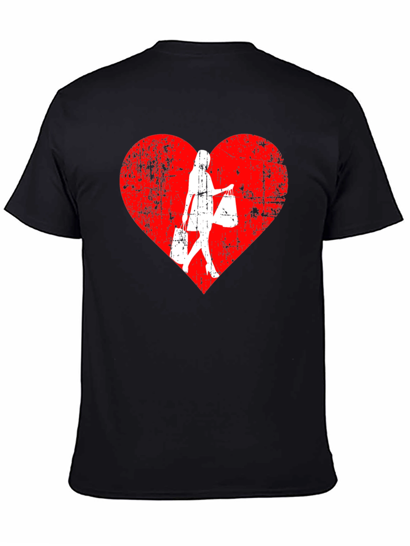 Shopping Lover T-Shirt - Heart Design