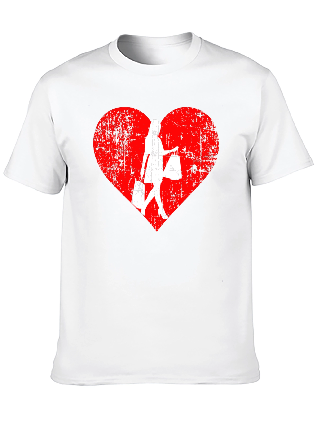 Shopping Lover T-Shirt - Heart Design