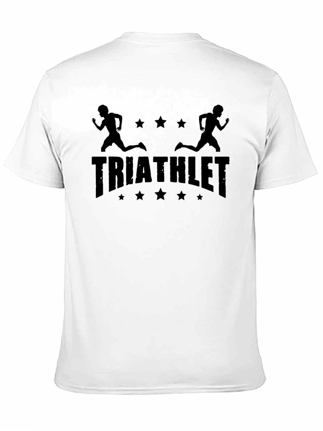 Triathlete Graphic Tee - Black Athletic Shirt