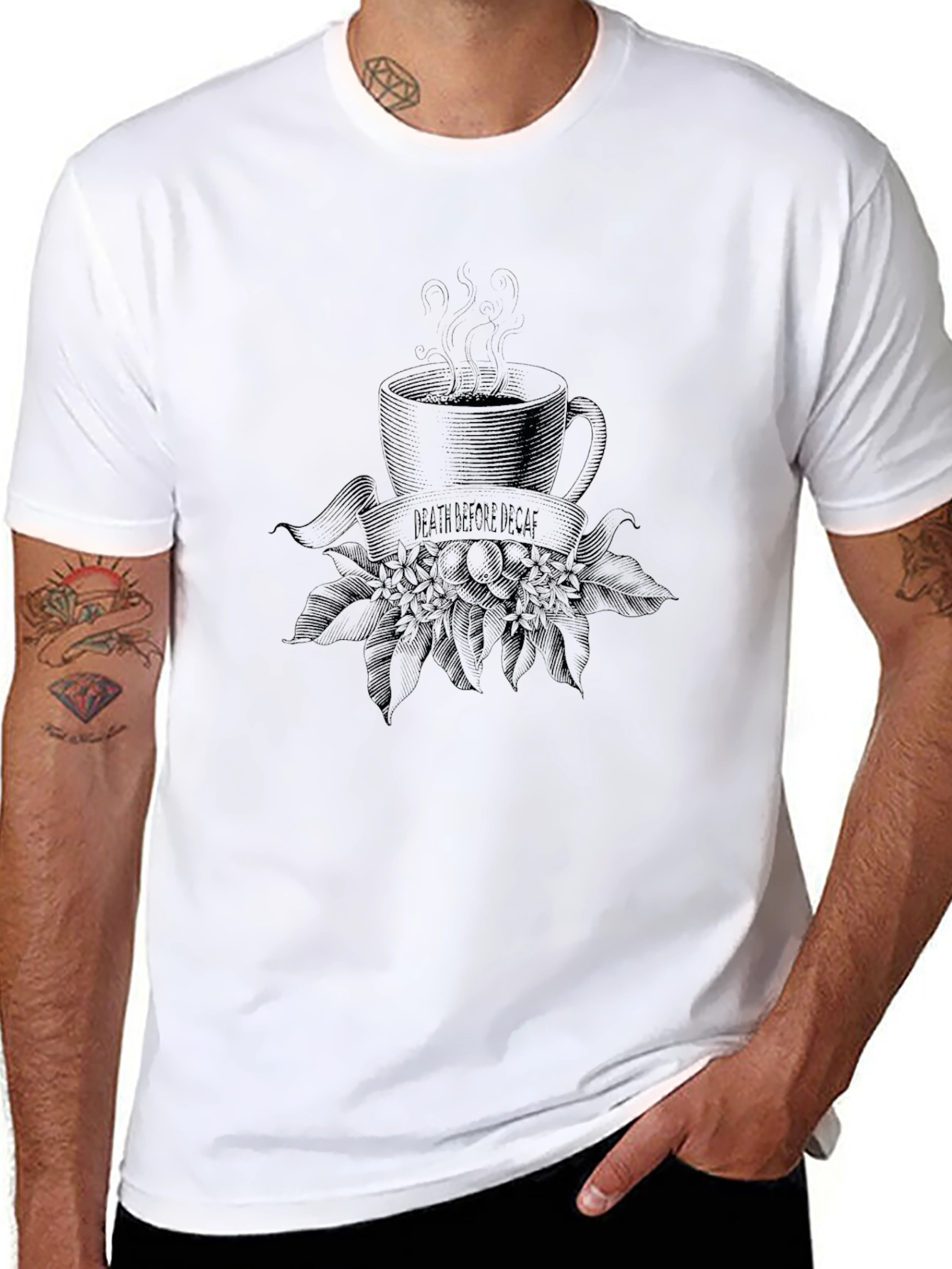 Death Before Decaf Coffee T-Shirt