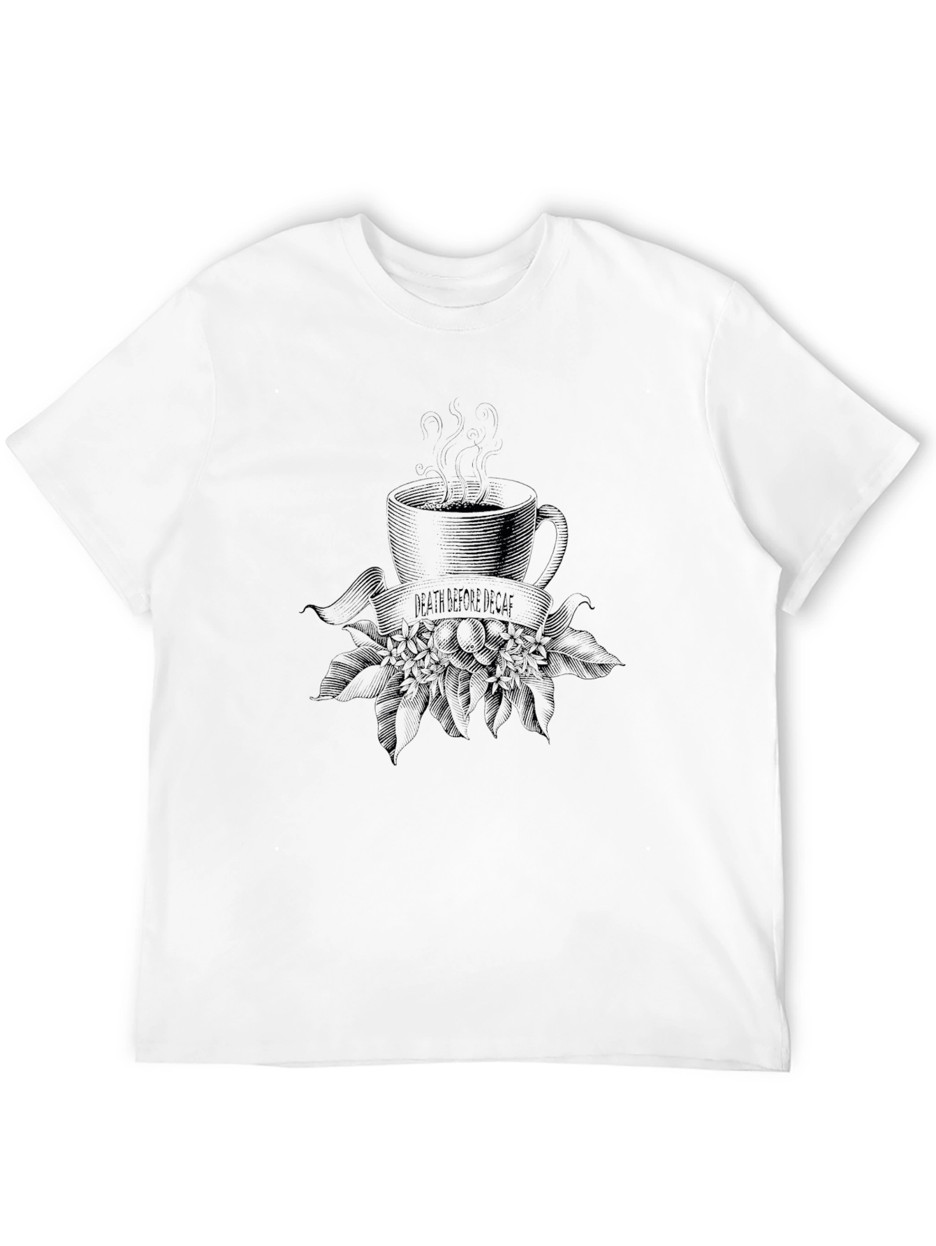 Death Before Decaf Coffee T-Shirt