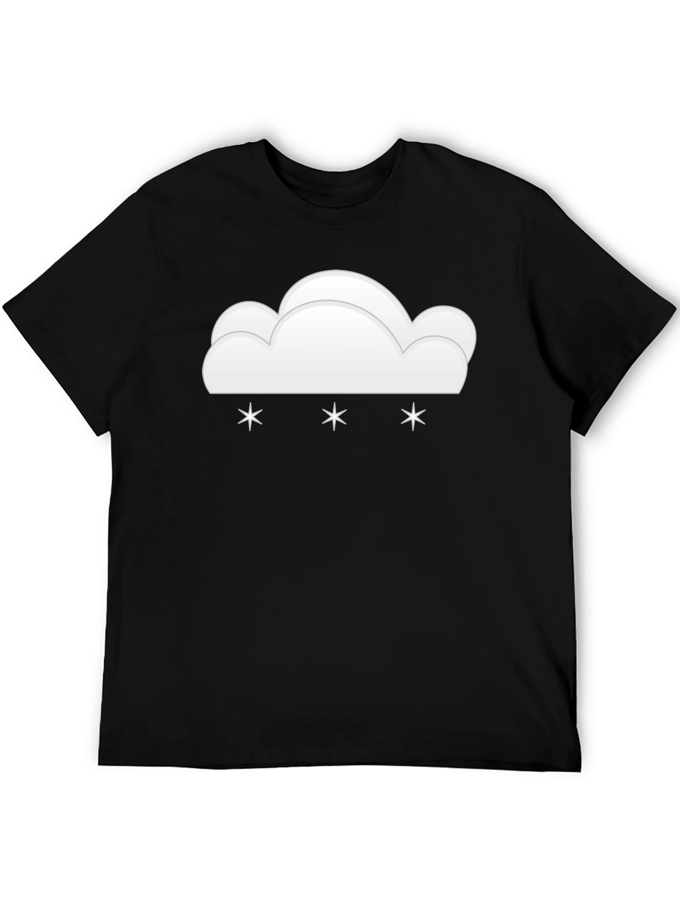 Snowy Cloud Graphic Tee - Weather Whimsy