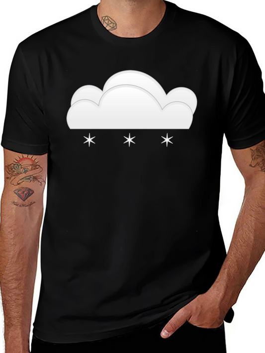Snowy Cloud Graphic Tee - Weather Whimsy