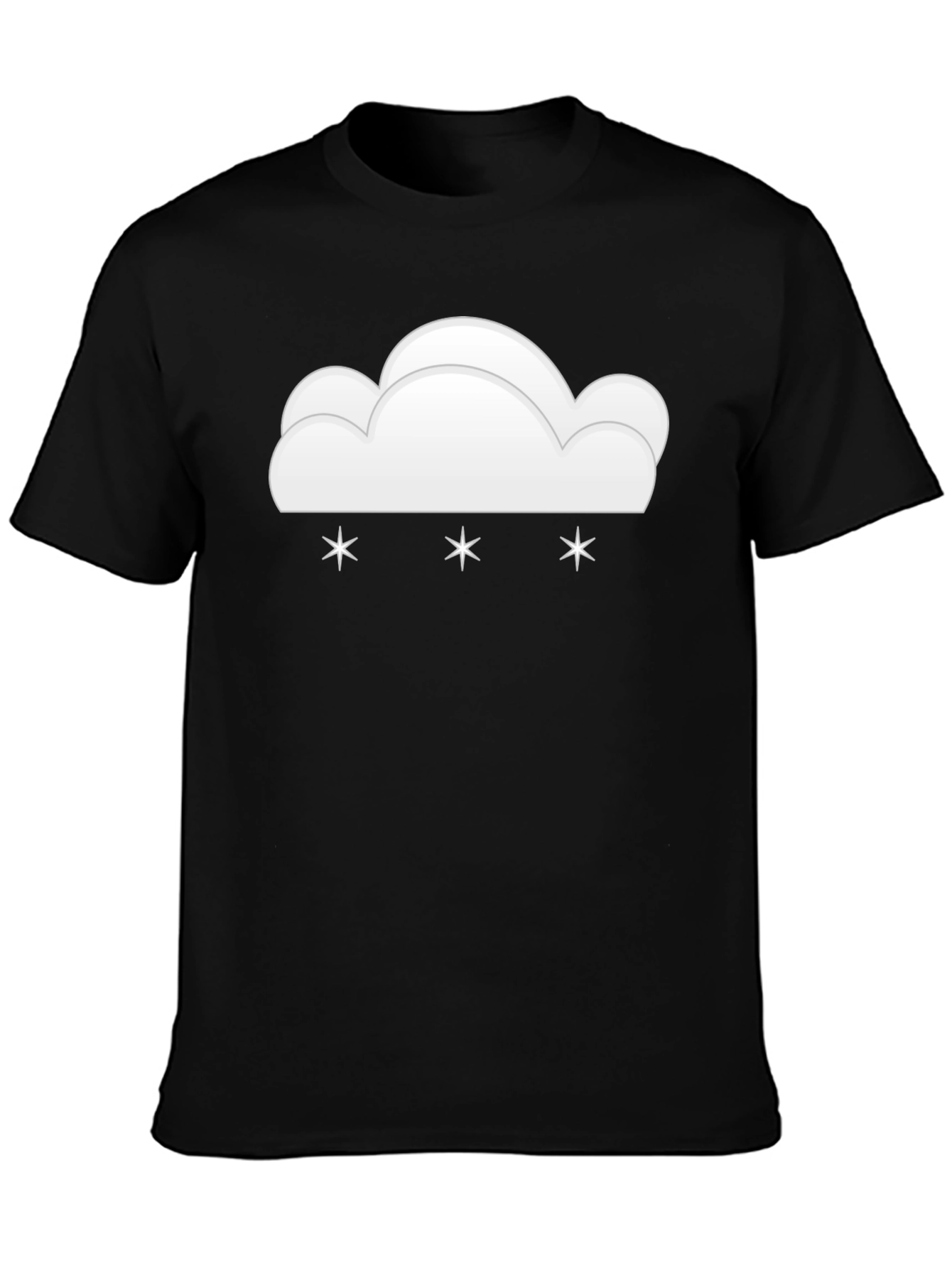 Snowy Cloud Graphic Tee - Weather Whimsy