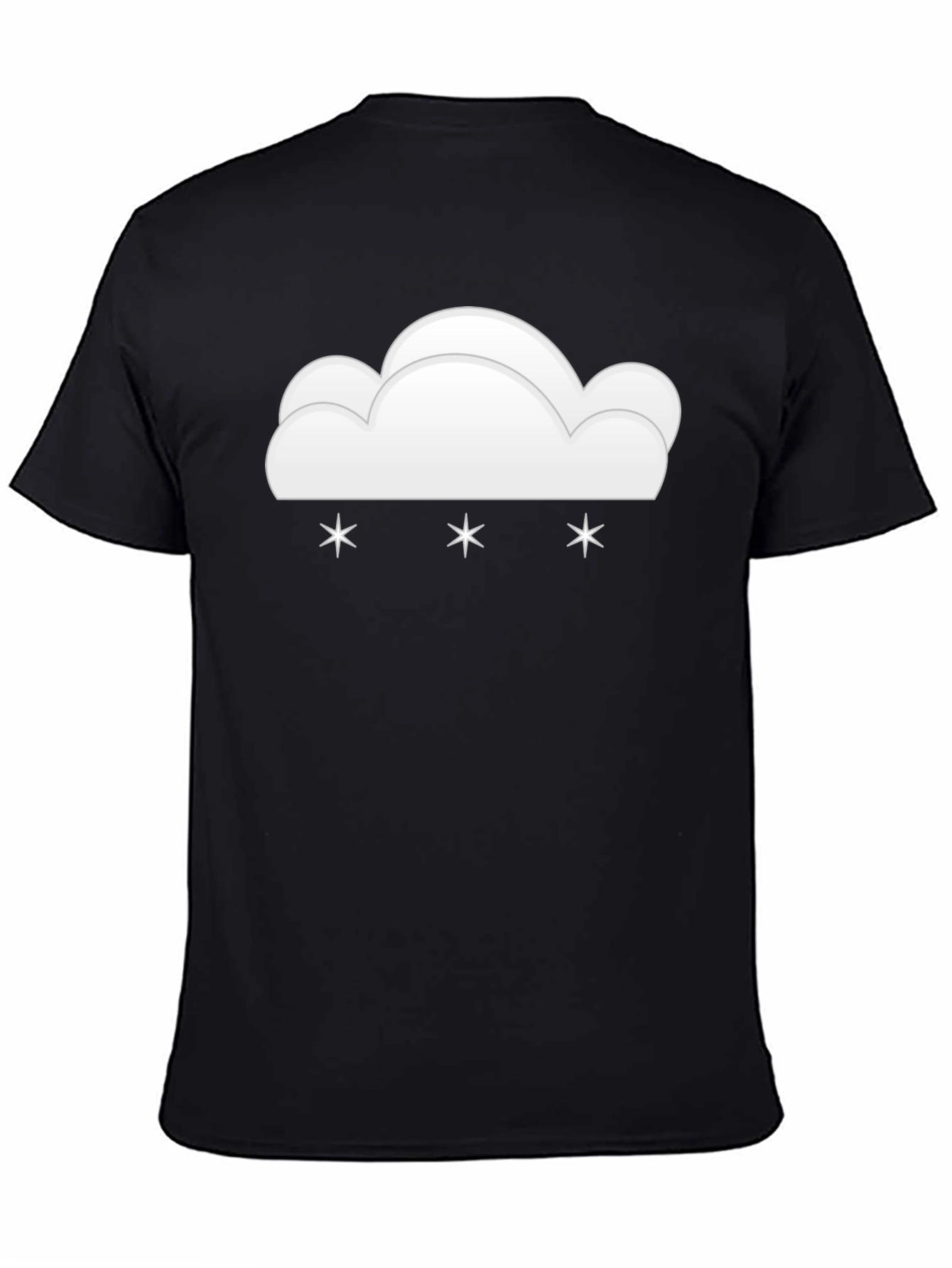 Snowy Cloud Graphic Tee - Weather Whimsy