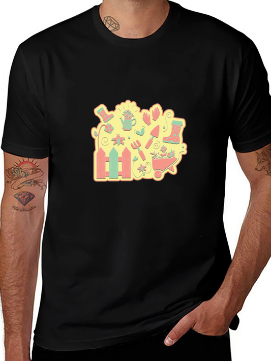 Gardening Graphic Tee - Black