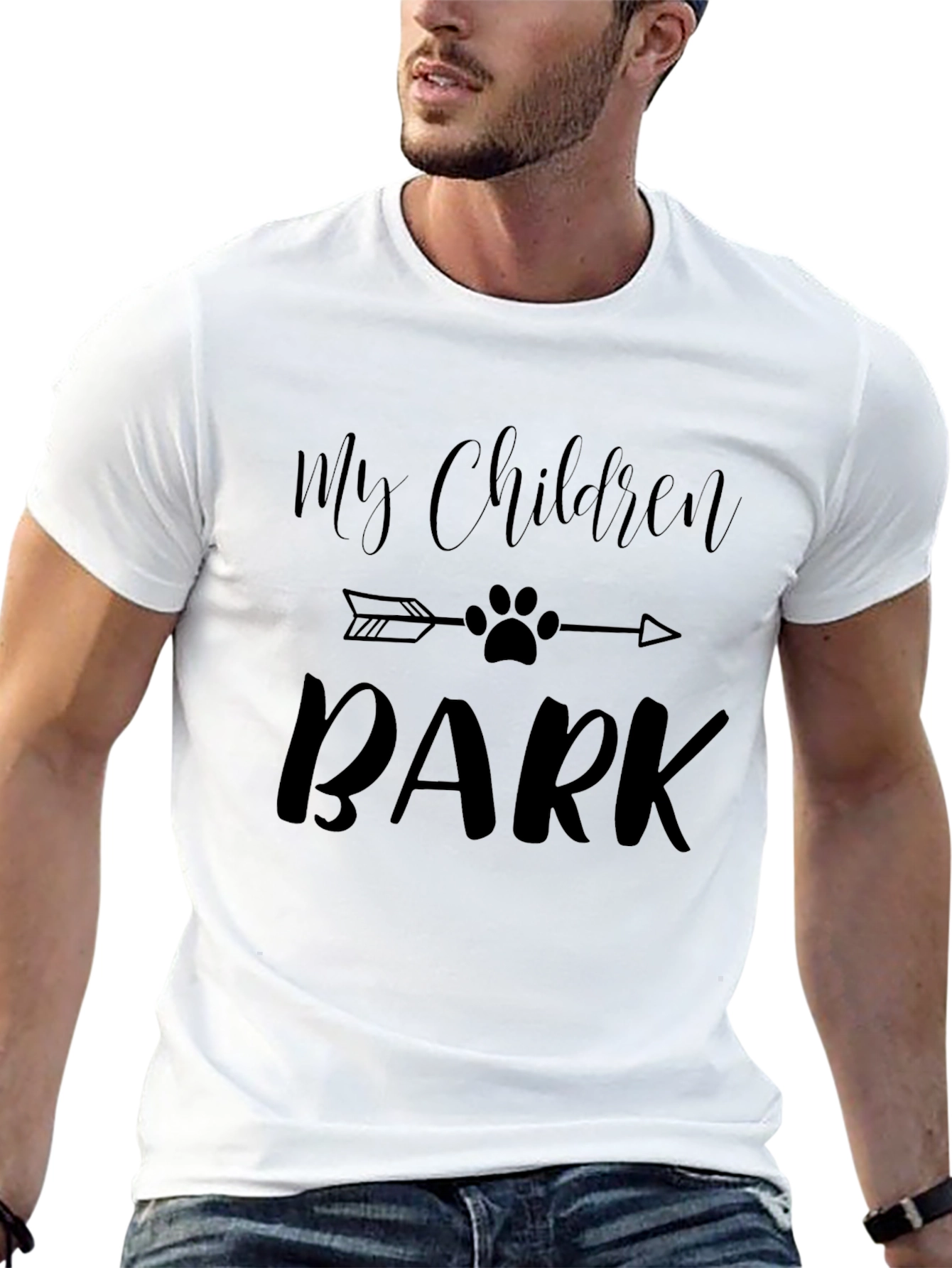 My Children Bark Graphic T-Shirt - Dog Lover Tee