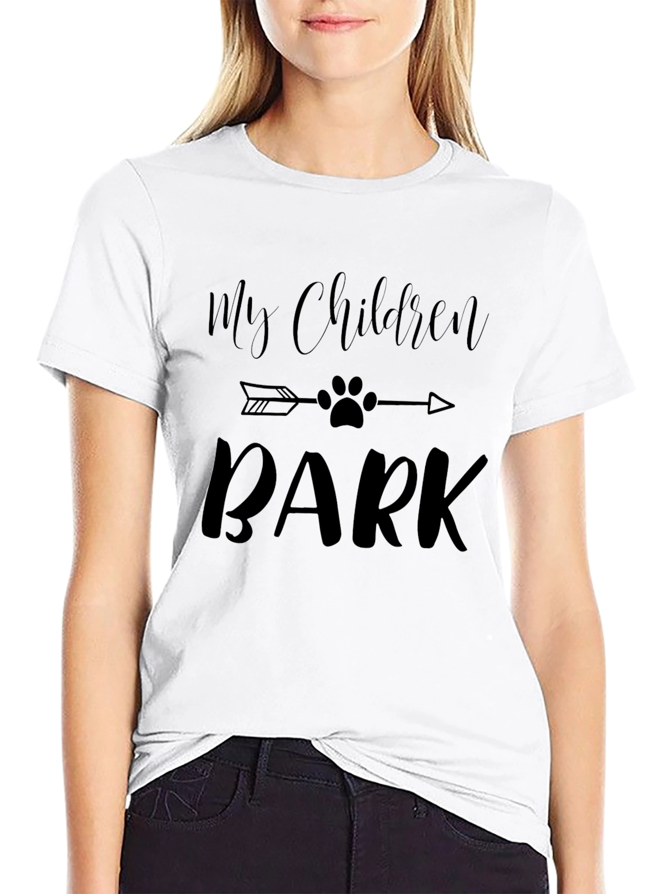 My Children Bark Graphic T-Shirt - Dog Lover Tee