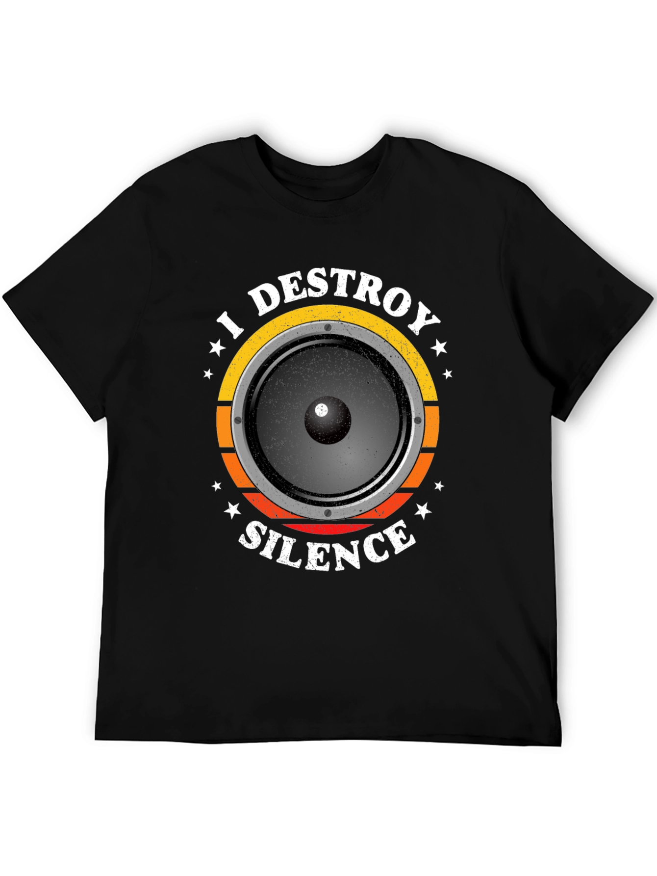 I Destroy Silence T-Shirt - Music Lover Tee