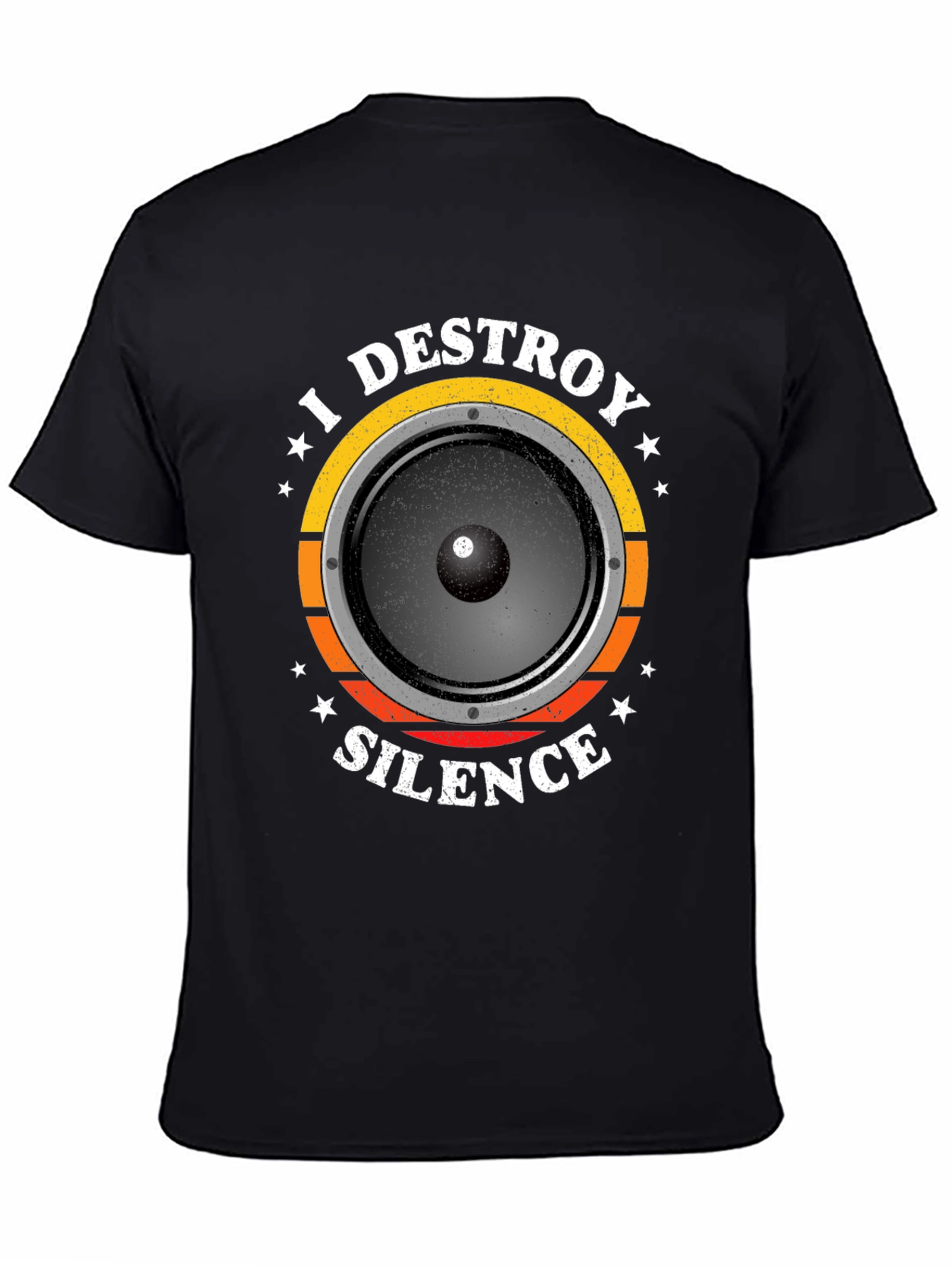 I Destroy Silence T-Shirt - Music Lover Tee