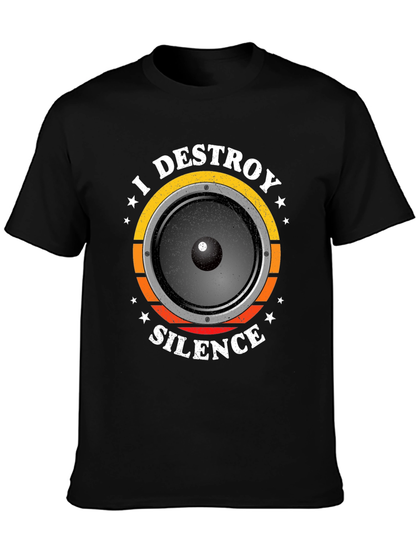 I Destroy Silence T-Shirt - Music Lover Tee
