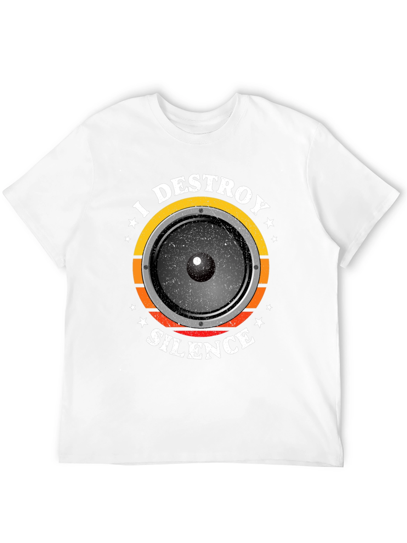 I Destroy Silence T-Shirt - Music Lover Tee