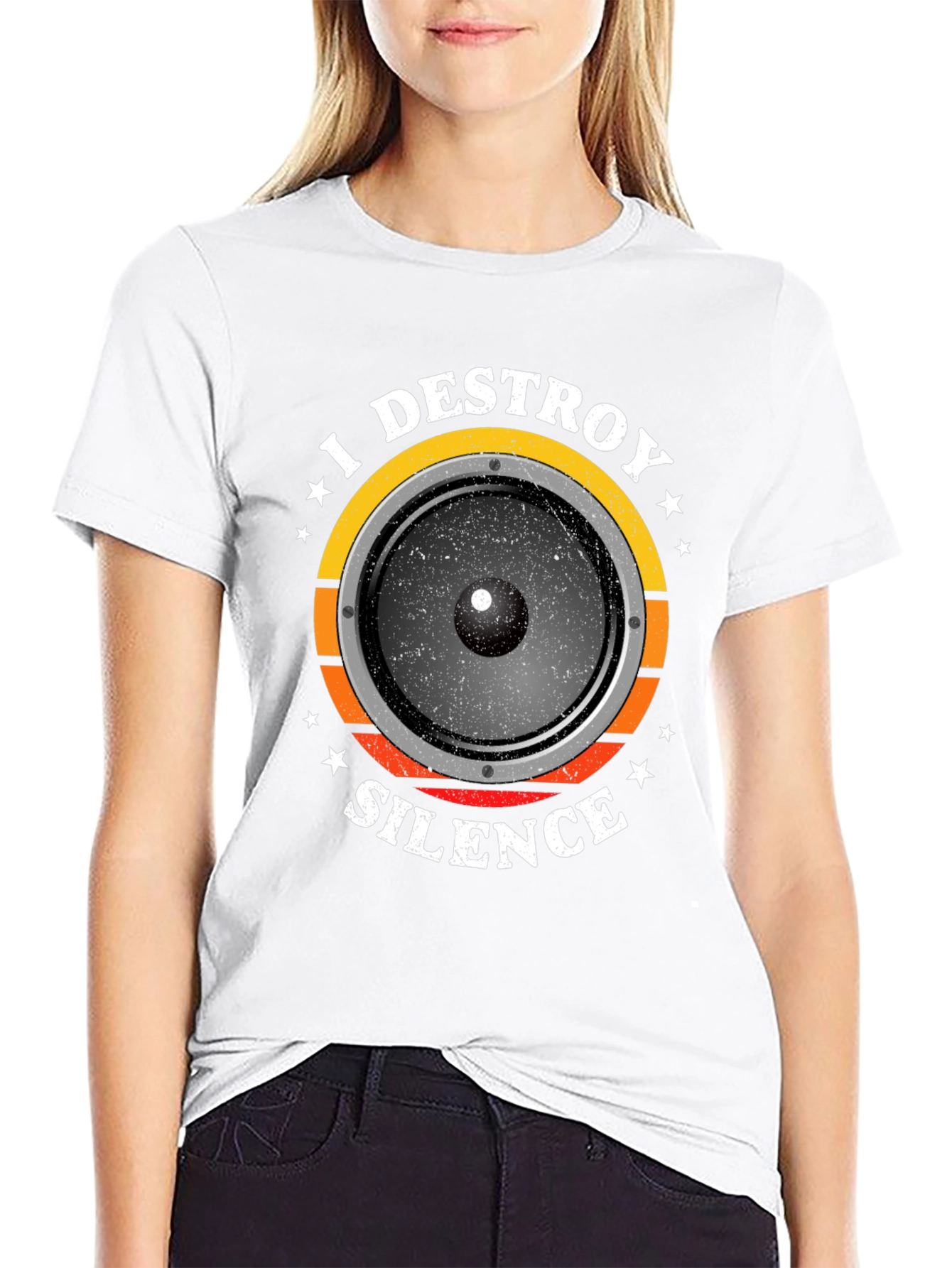 I Destroy Silence T-Shirt - Music Lover Tee