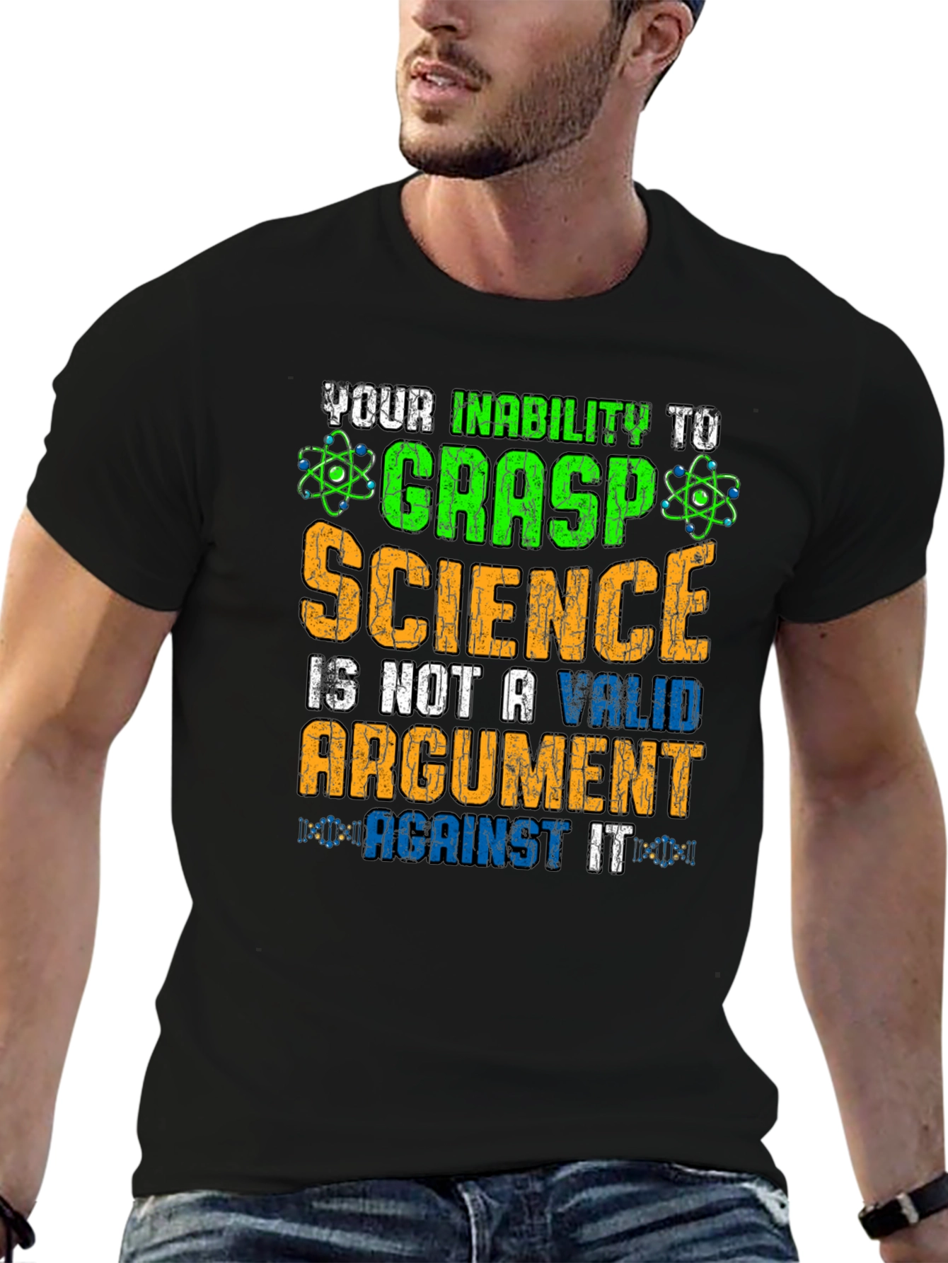 Science T-Shirt: Grasp Science Humor Tee