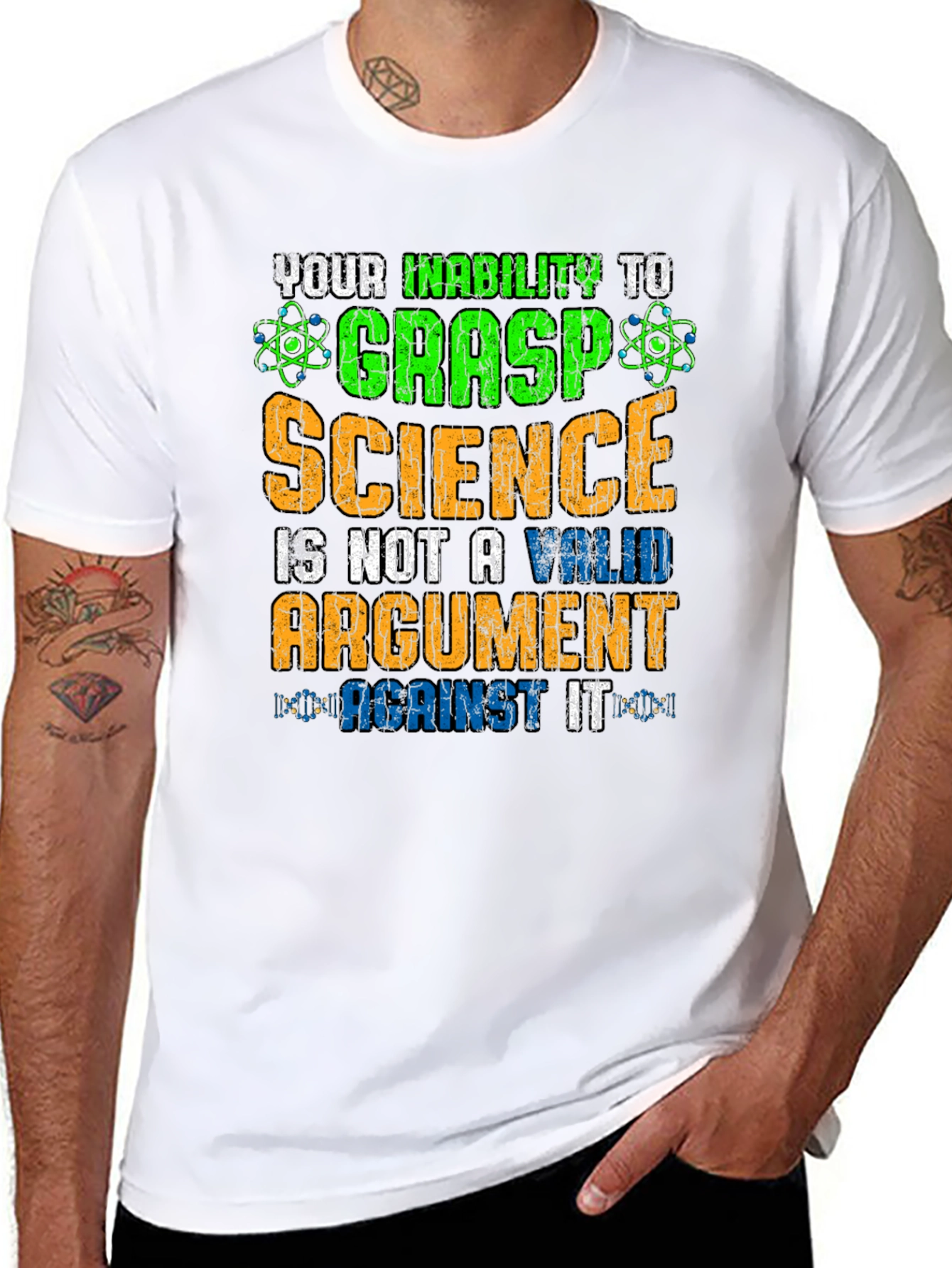 Science T-Shirt: Grasp Science Humor Tee