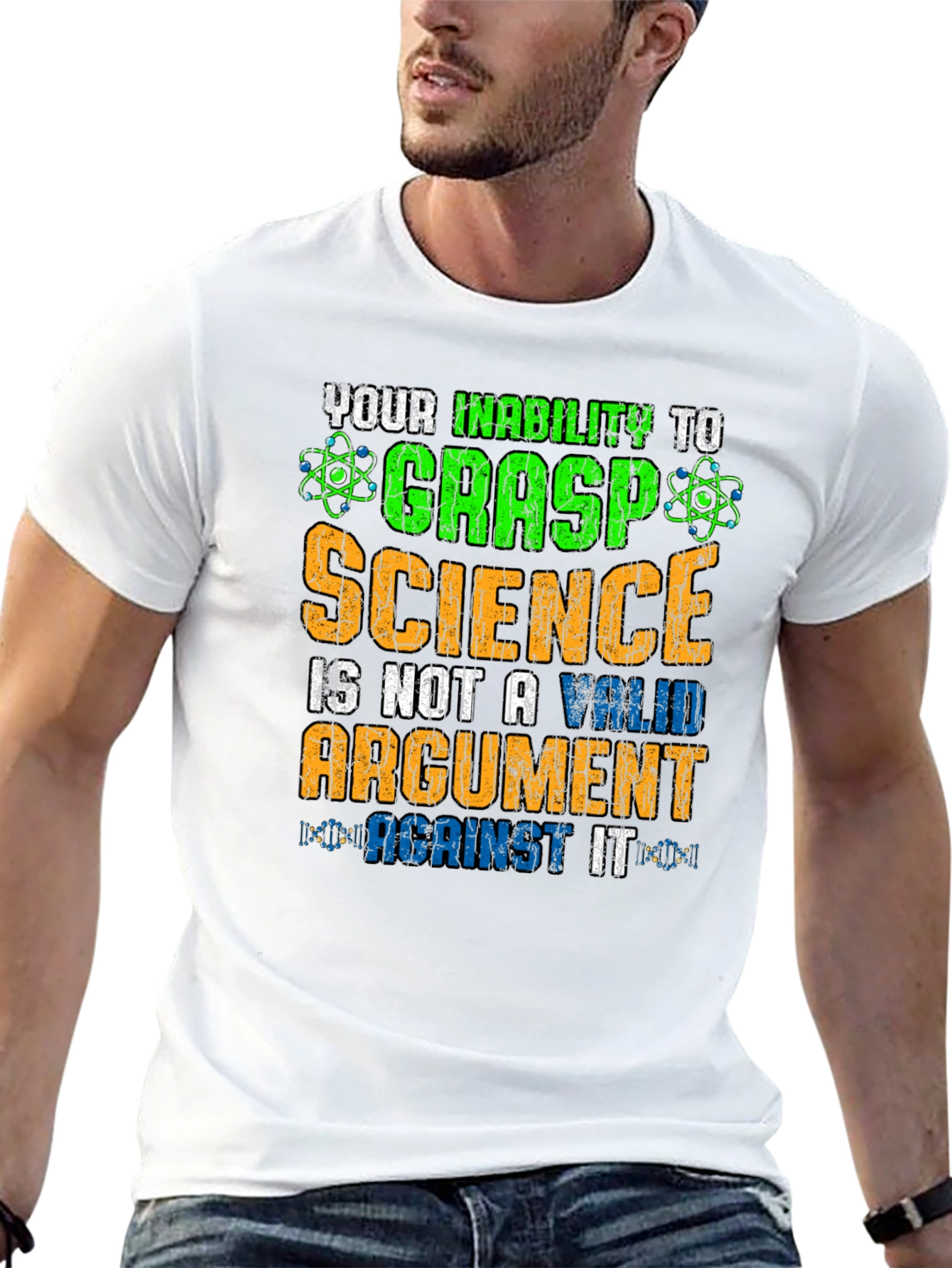 Science T-Shirt: Grasp Science Humor Tee