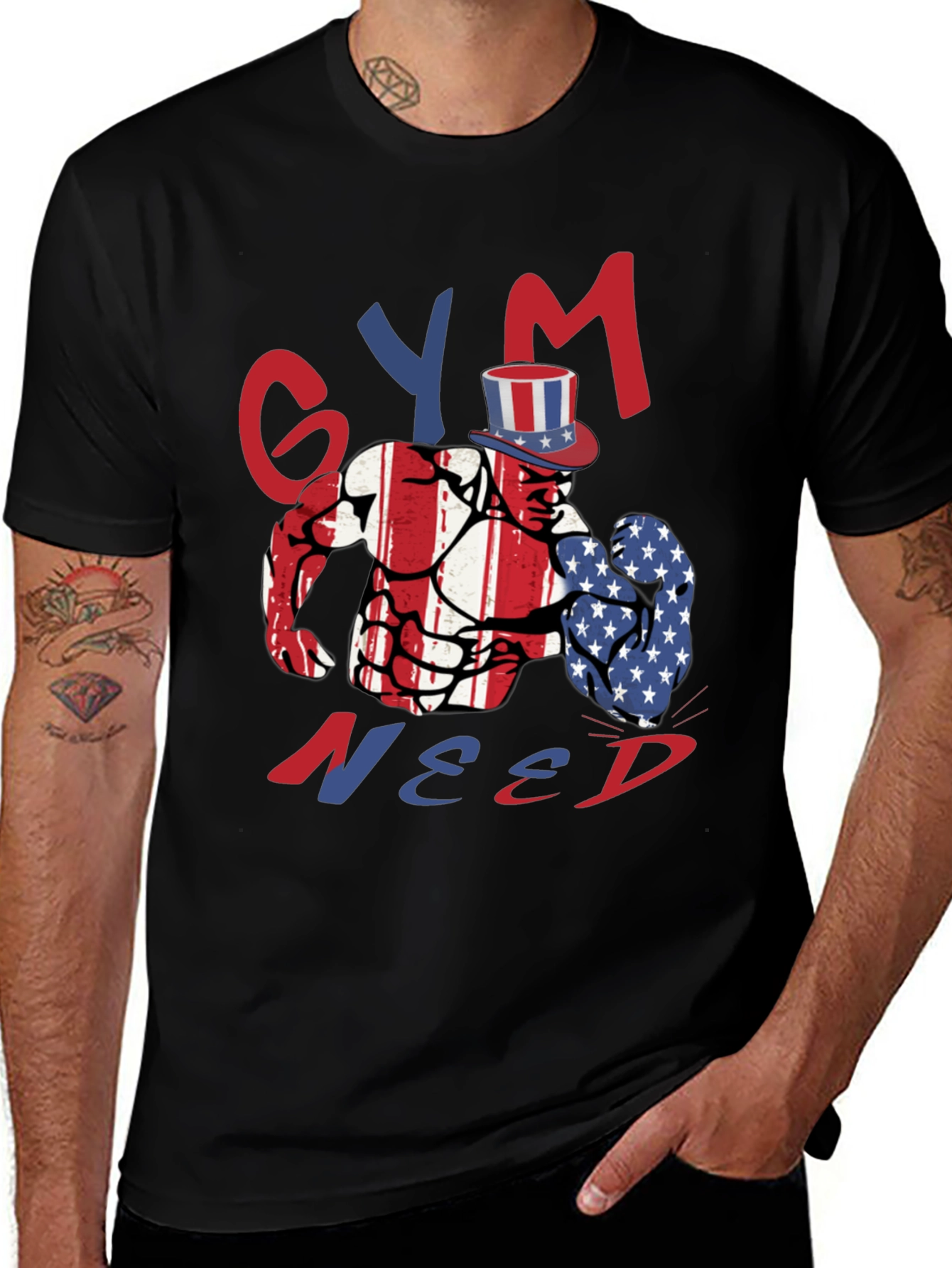 Patriotic Gym Need T-Shirt