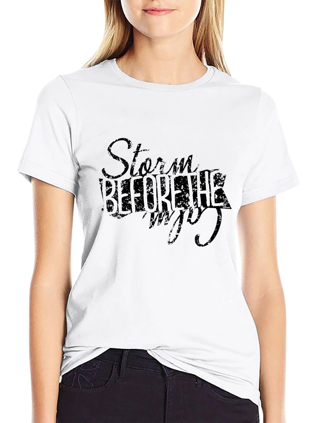 Storm Before the Calm Black T-Shirt