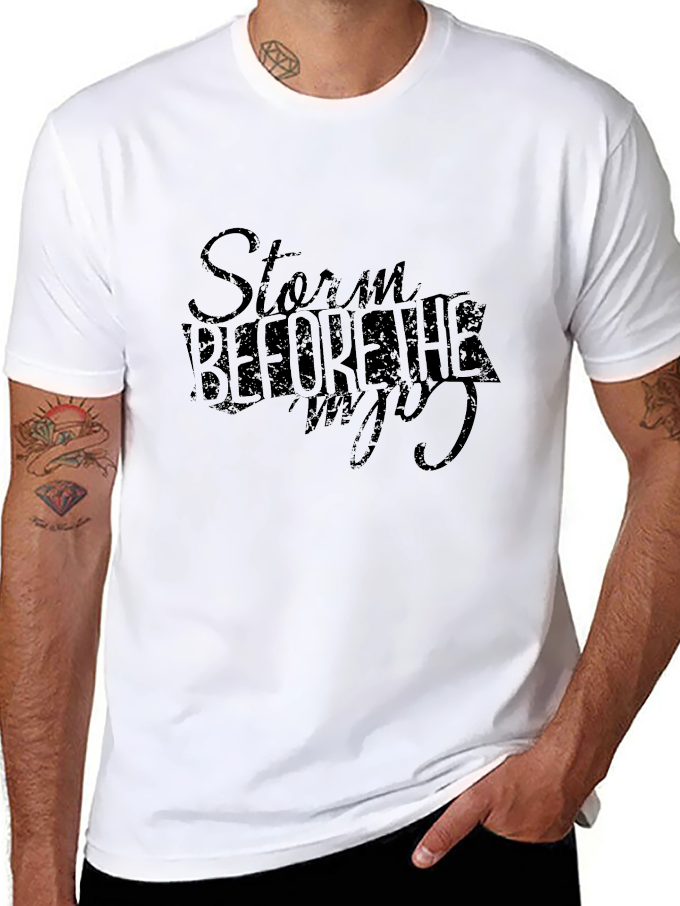 Storm Before the Calm Black T-Shirt
