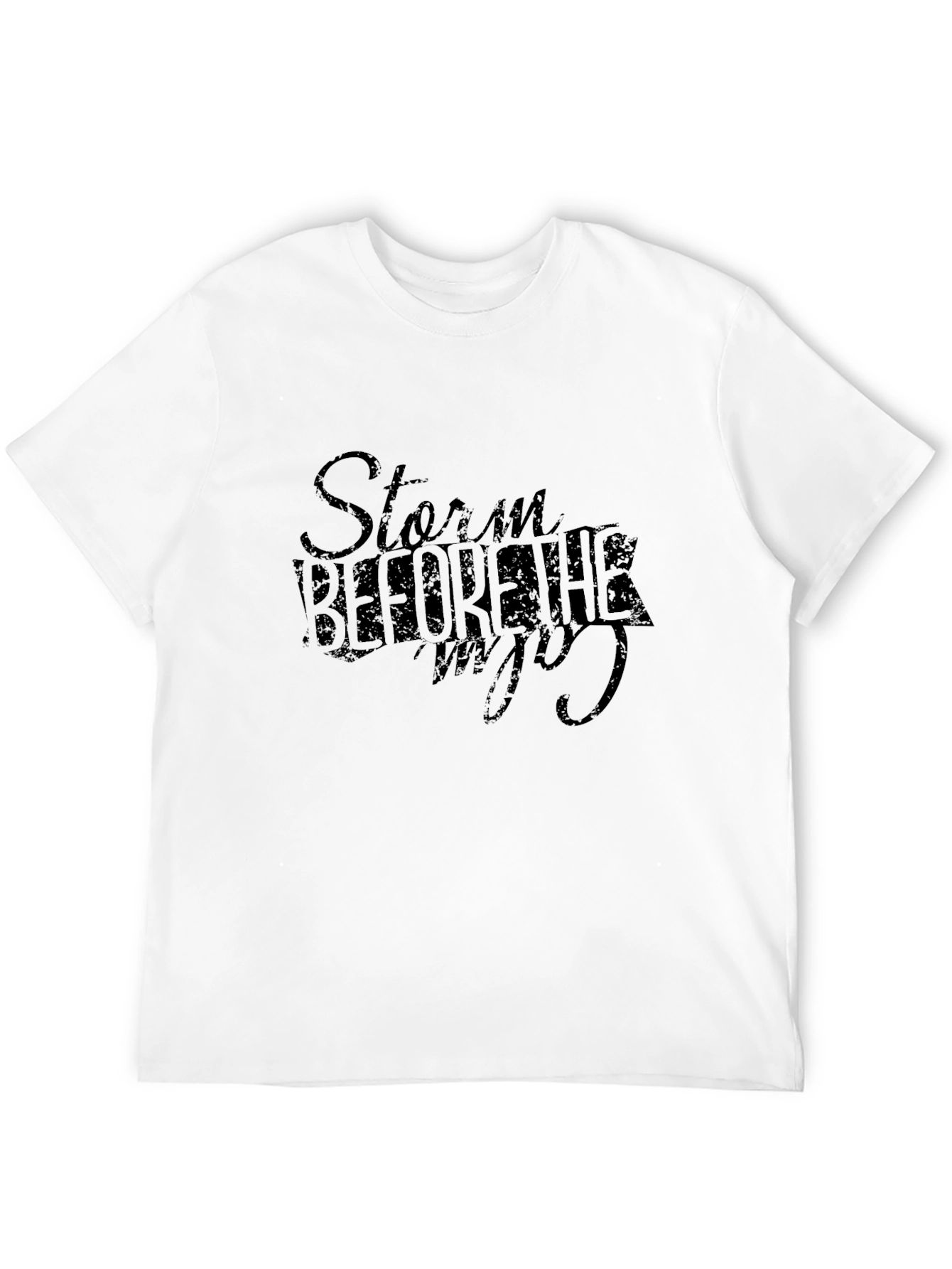Storm Before the Calm Black T-Shirt