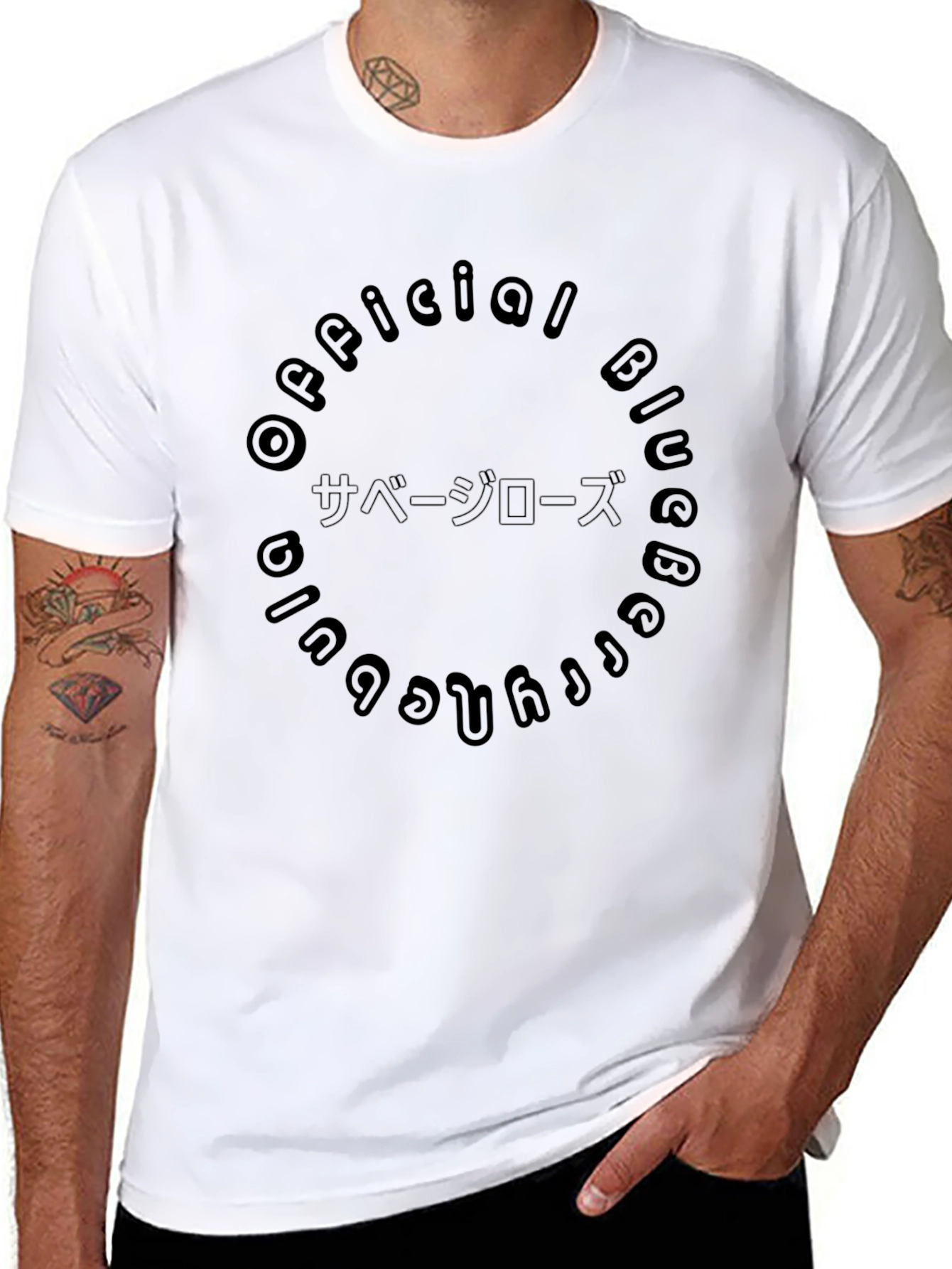 Official Blueberry Bulldog Tee - Black