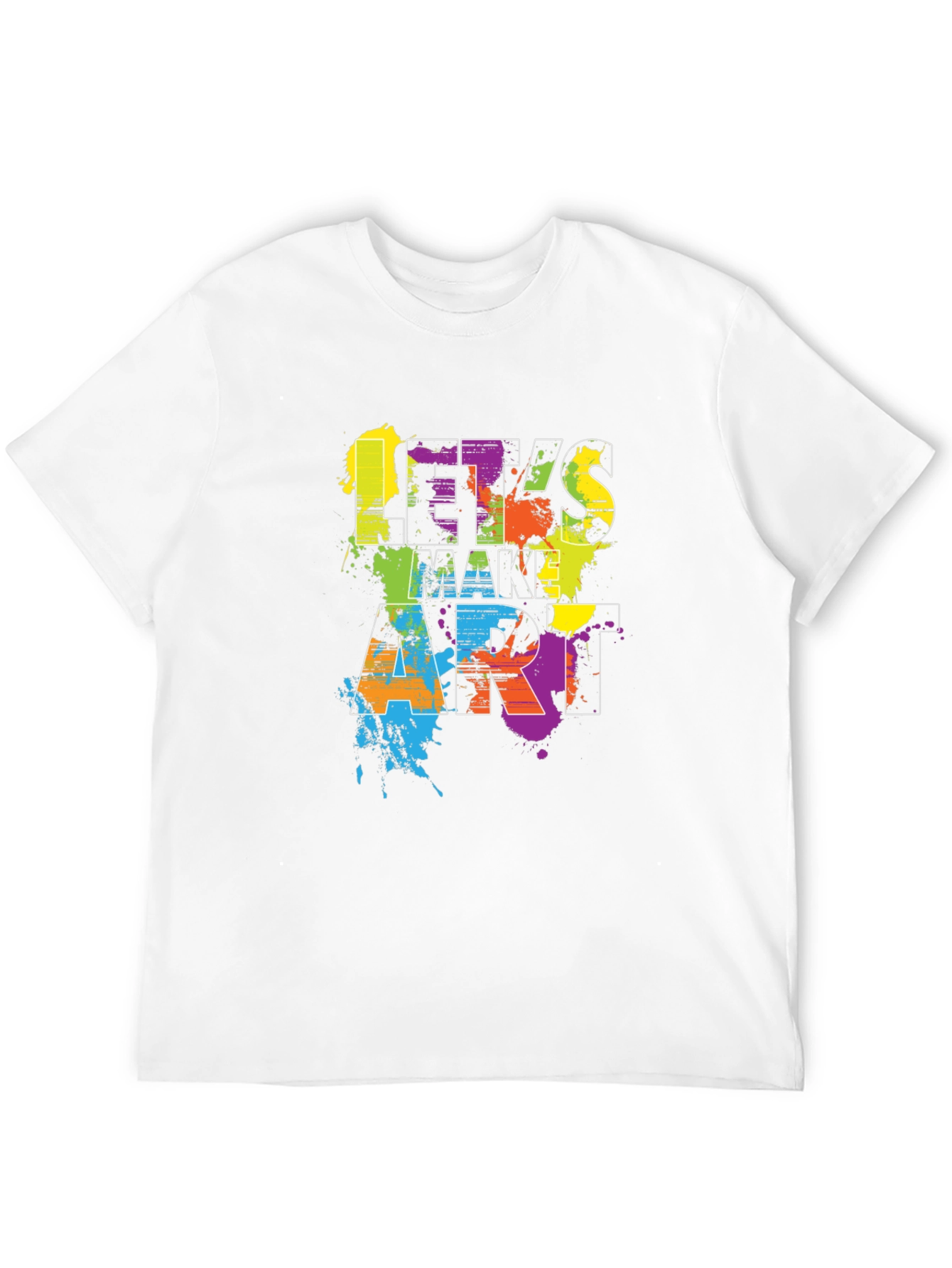 Lets Make Art Black T-Shirt