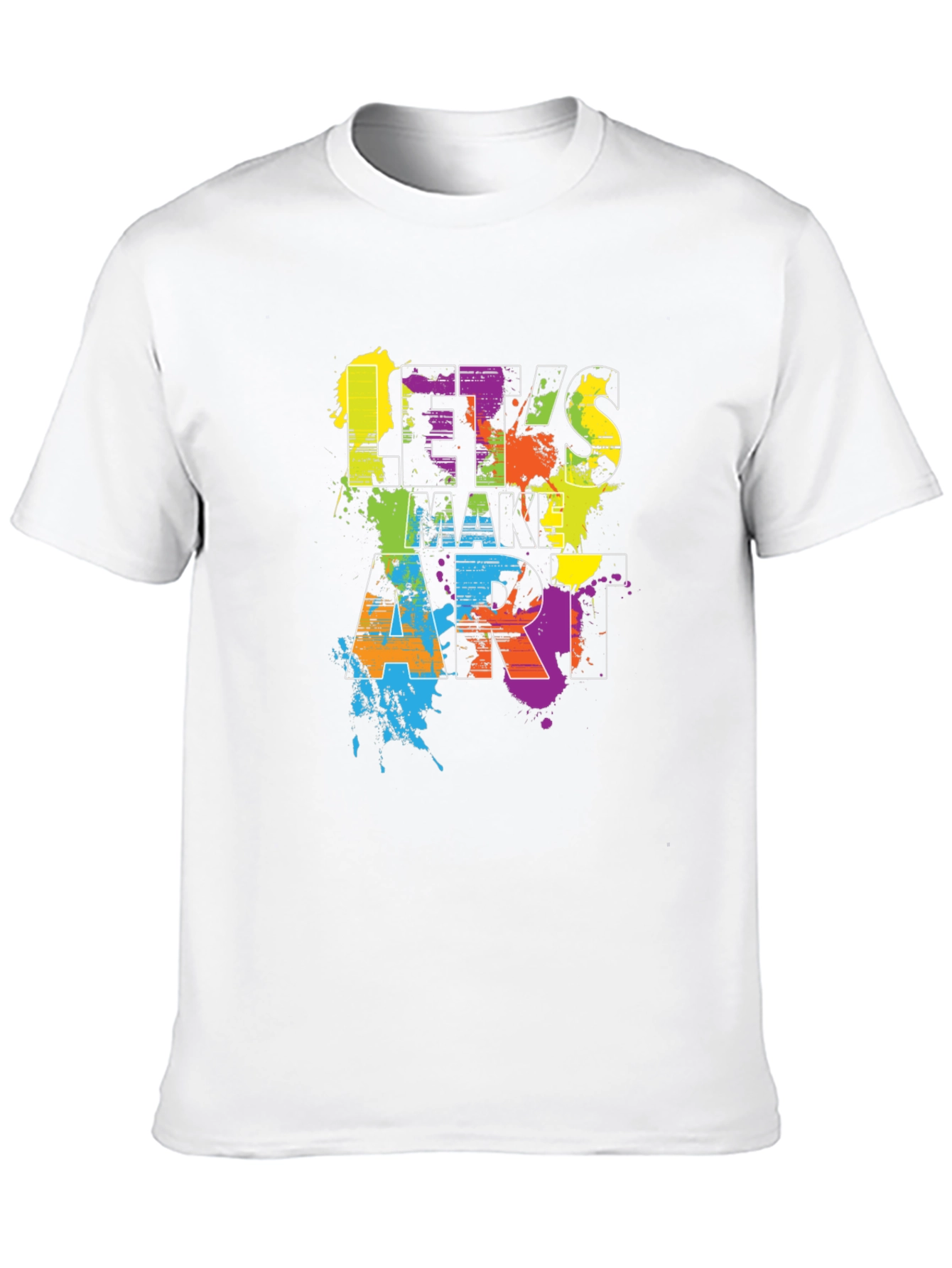 Lets Make Art Black T-Shirt