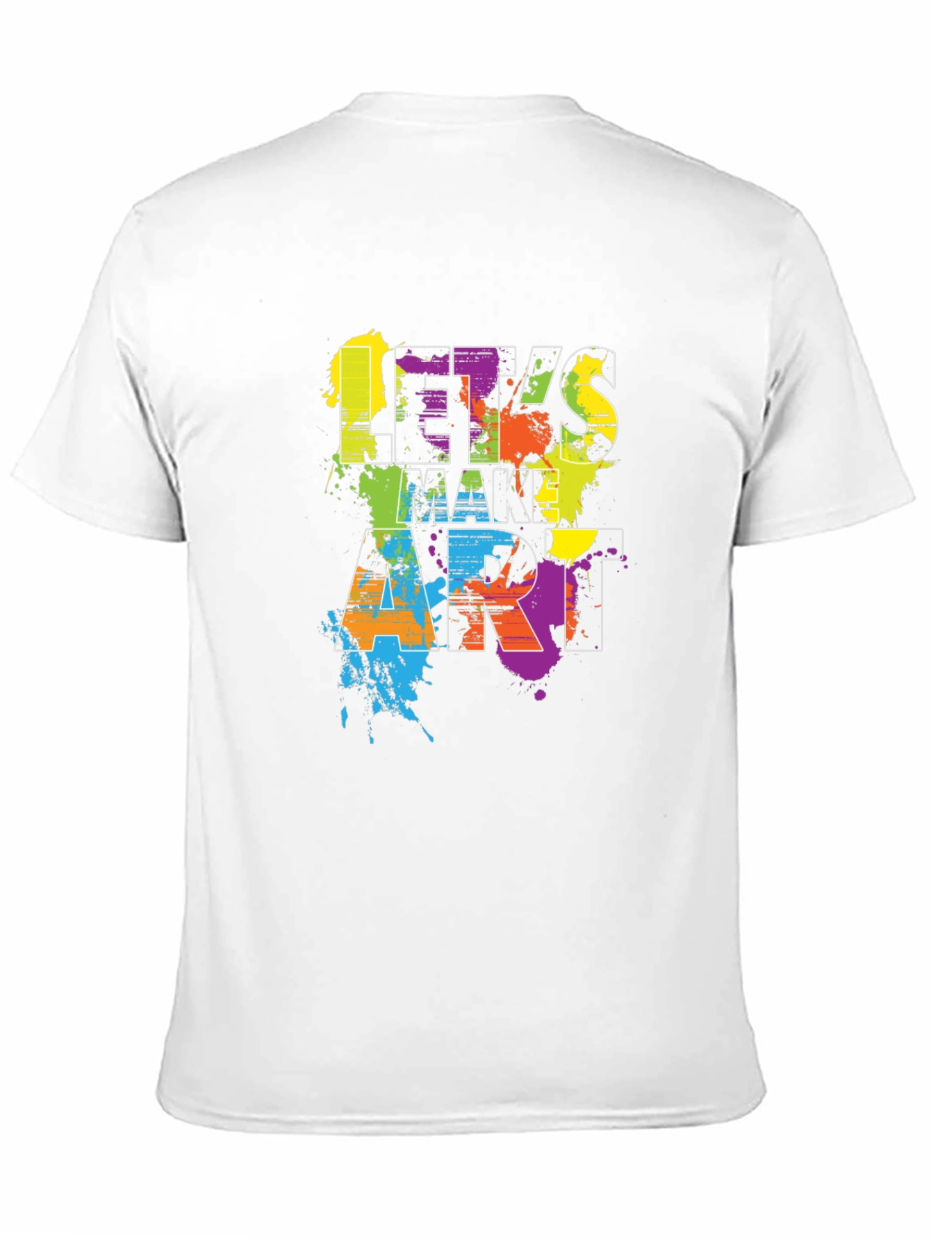 Lets Make Art Black T-Shirt