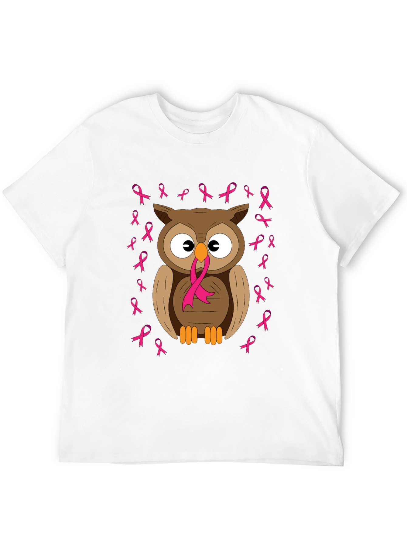 Owl Breast Cancer Awareness T-Shirt
