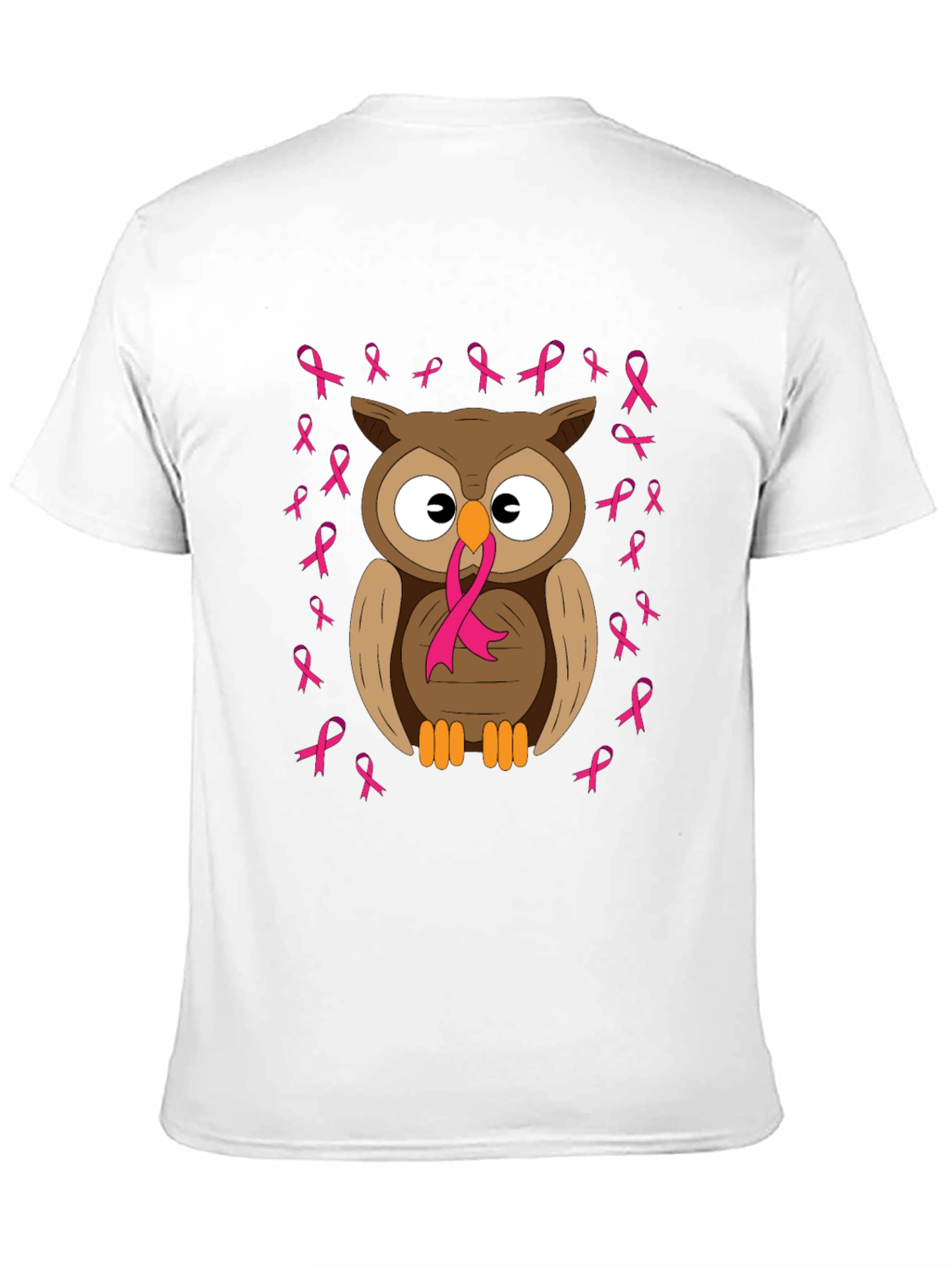 Owl Breast Cancer Awareness T-Shirt