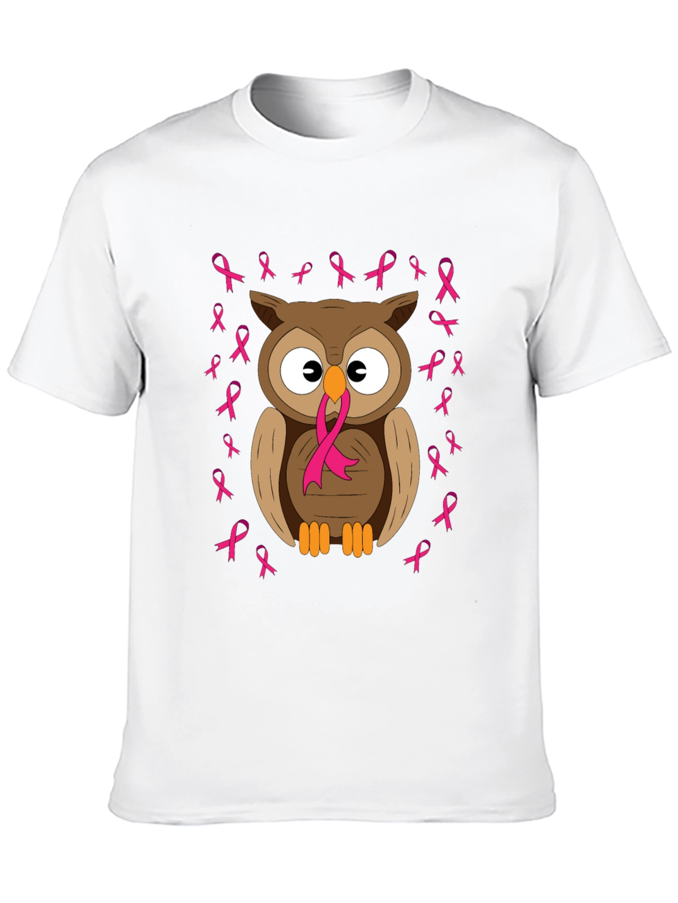 Owl Breast Cancer Awareness T-Shirt