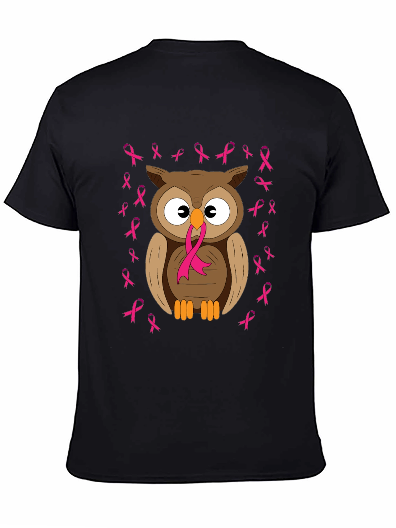 Owl Breast Cancer Awareness T-Shirt