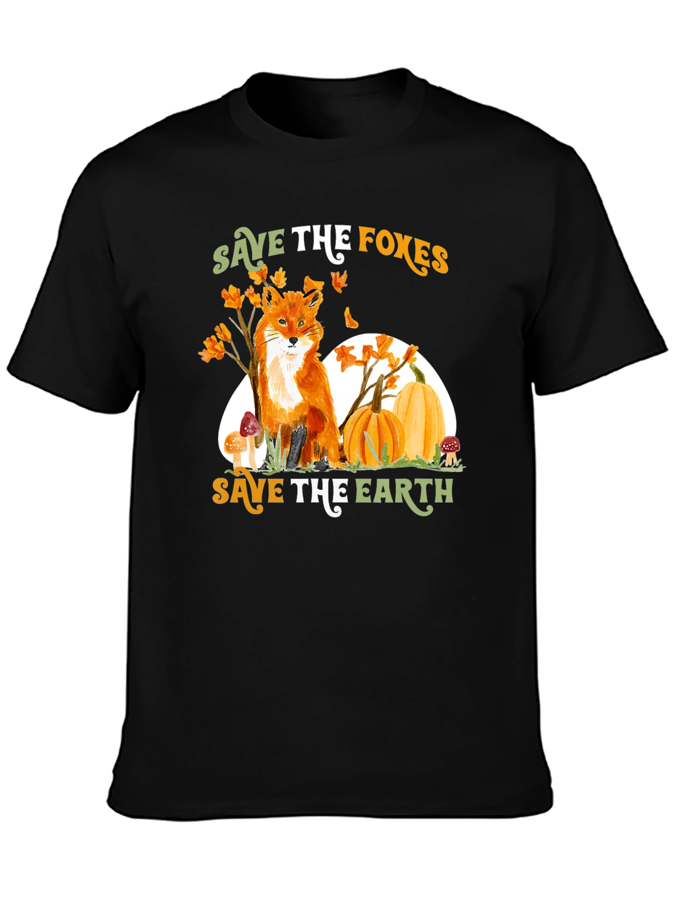 Save the Foxes T-Shirt - Earth Friendly Tee