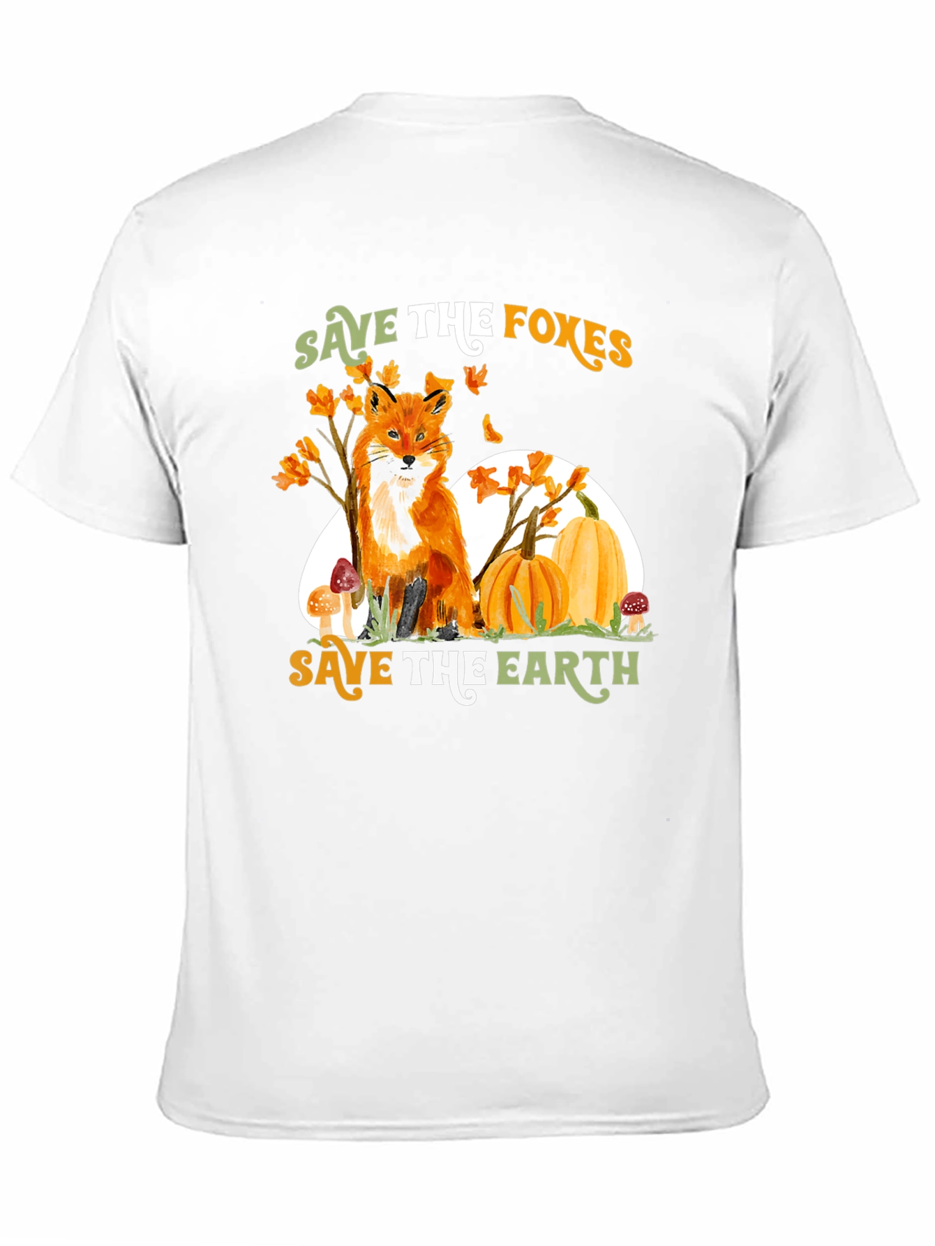 Save the Foxes T-Shirt - Earth Friendly Tee
