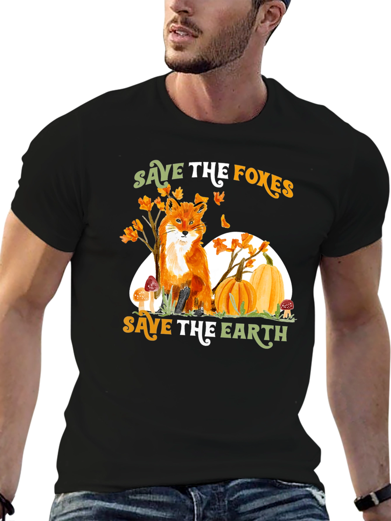 Save the Foxes T-Shirt - Earth Friendly Tee