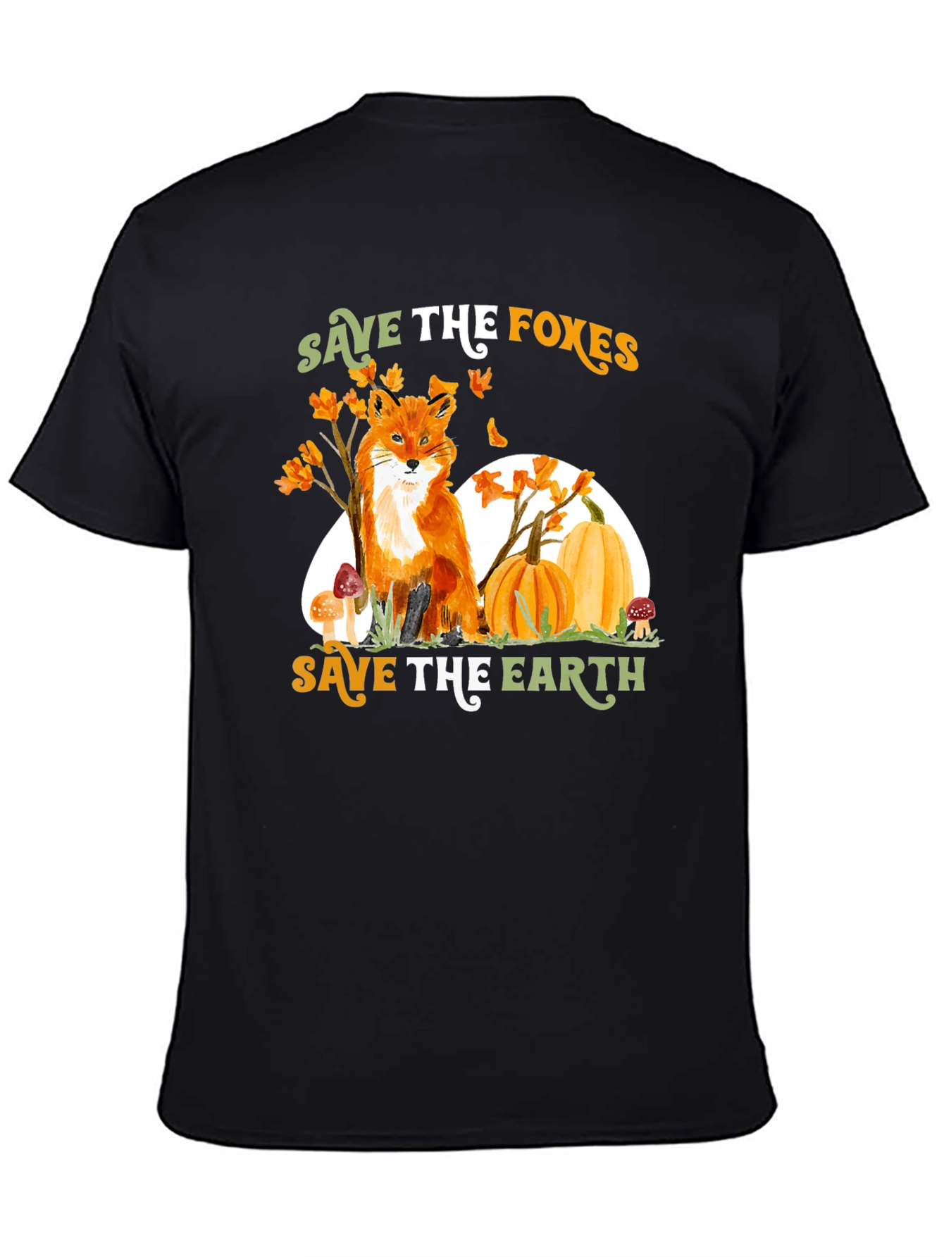 Save the Foxes T-Shirt - Earth Friendly Tee