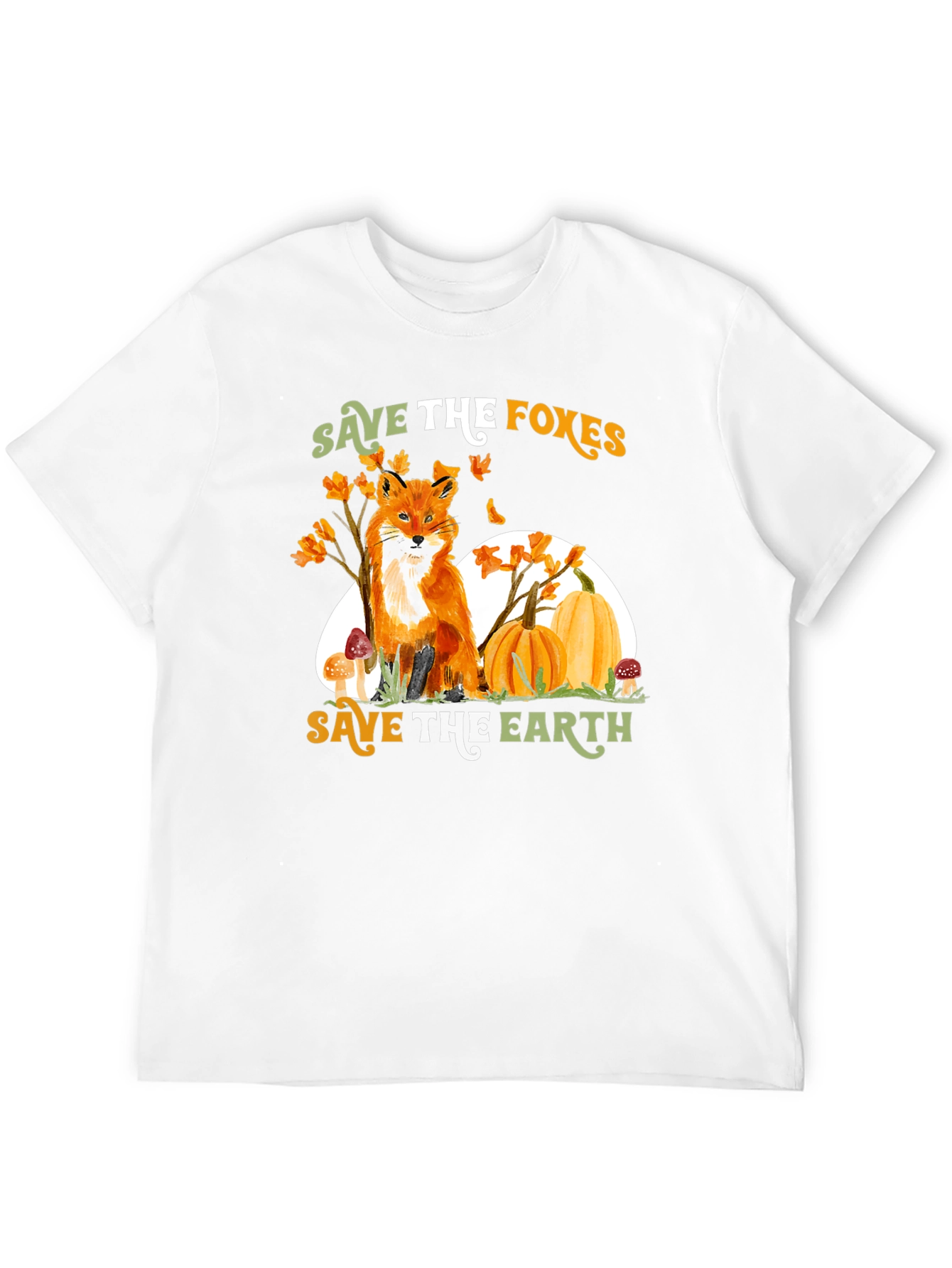 Save the Foxes T-Shirt - Earth Friendly Tee