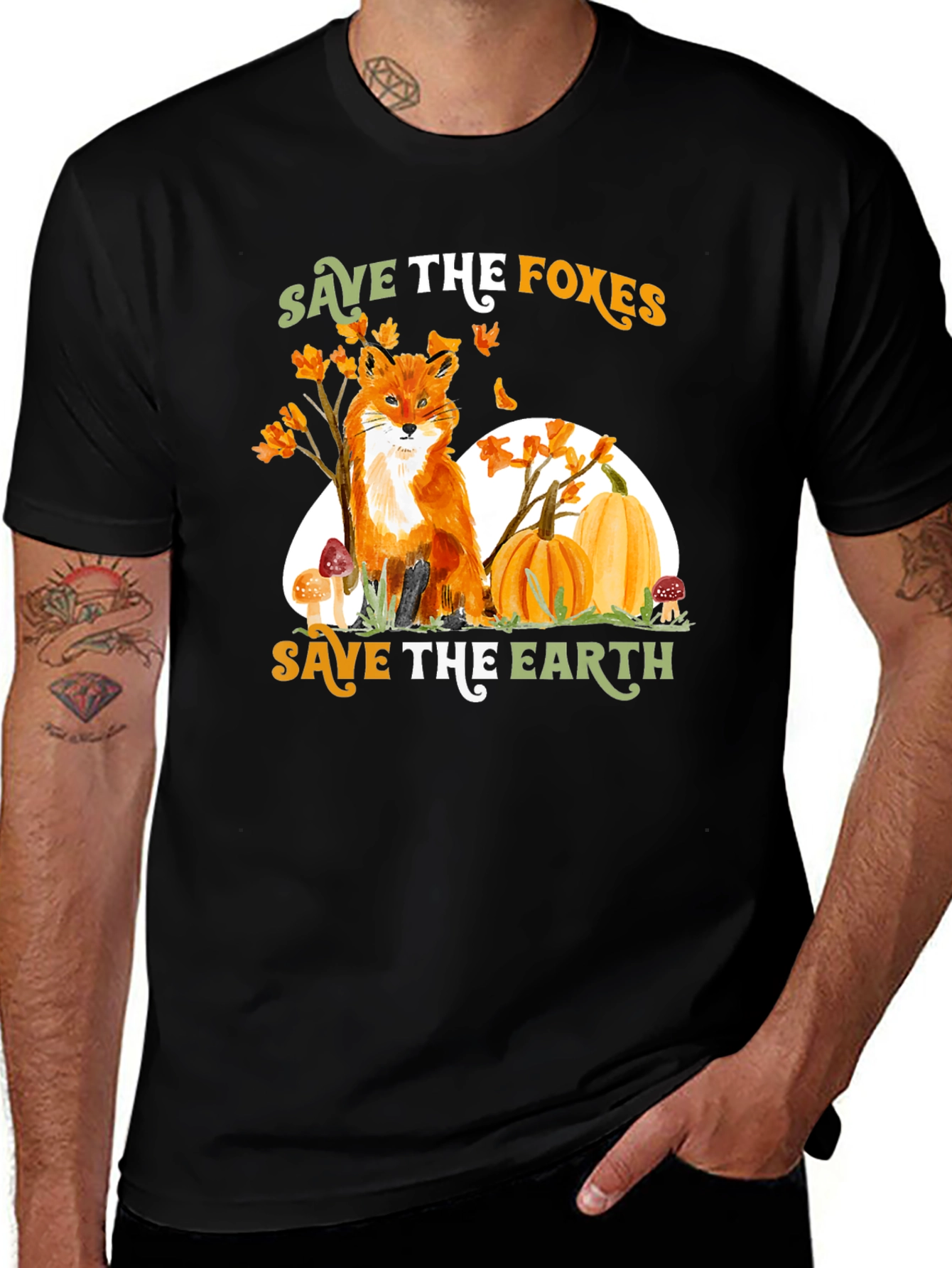 Save the Foxes T-Shirt - Earth Friendly Tee