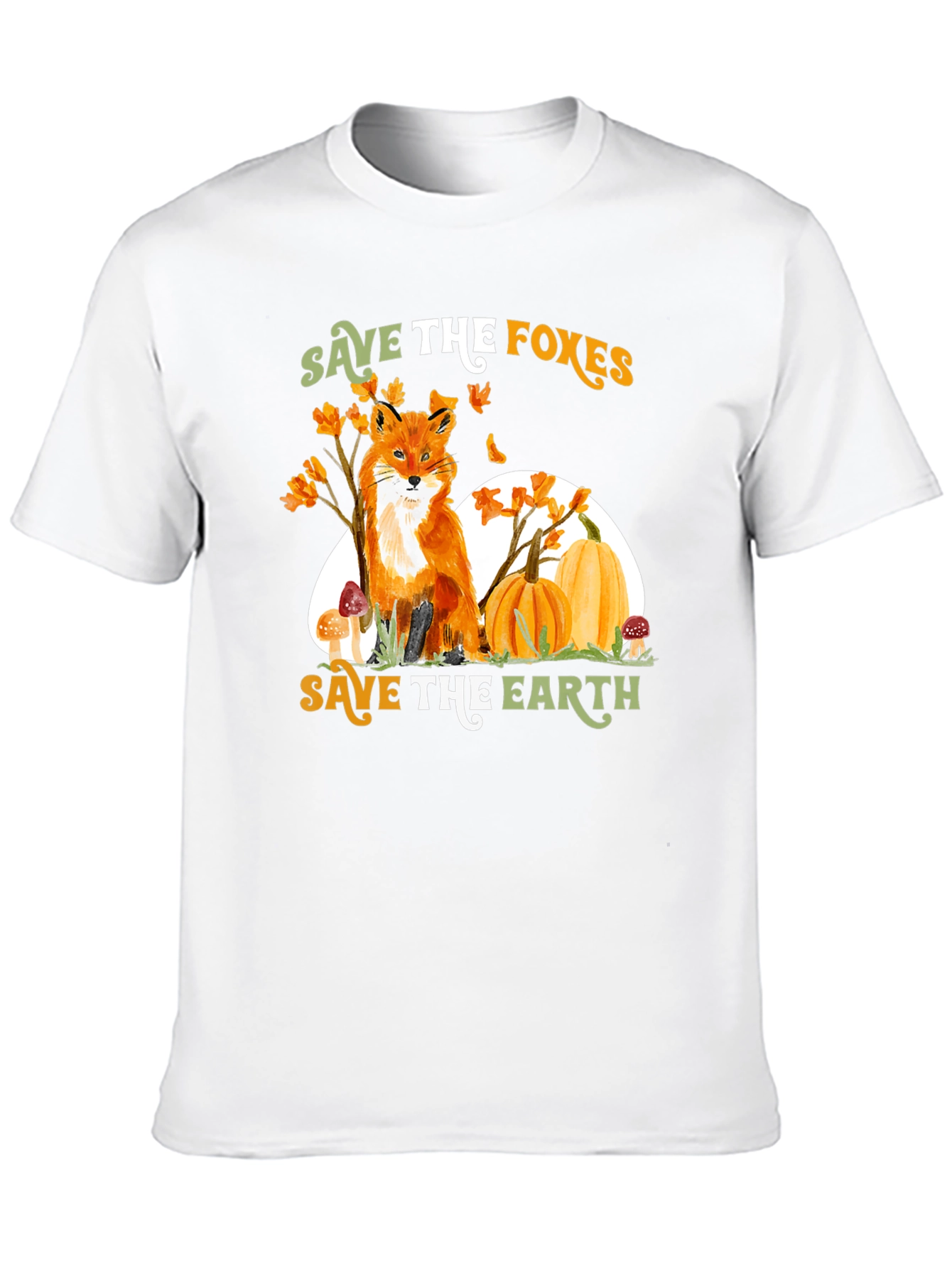 Save the Foxes T-Shirt - Earth Friendly Tee