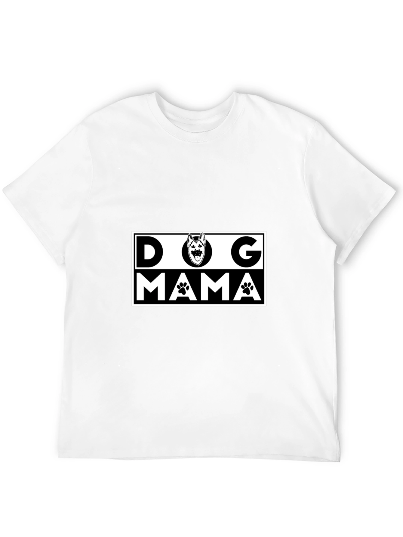 Dog Mama Graphic Tee - Cute Pet Lover Shirt