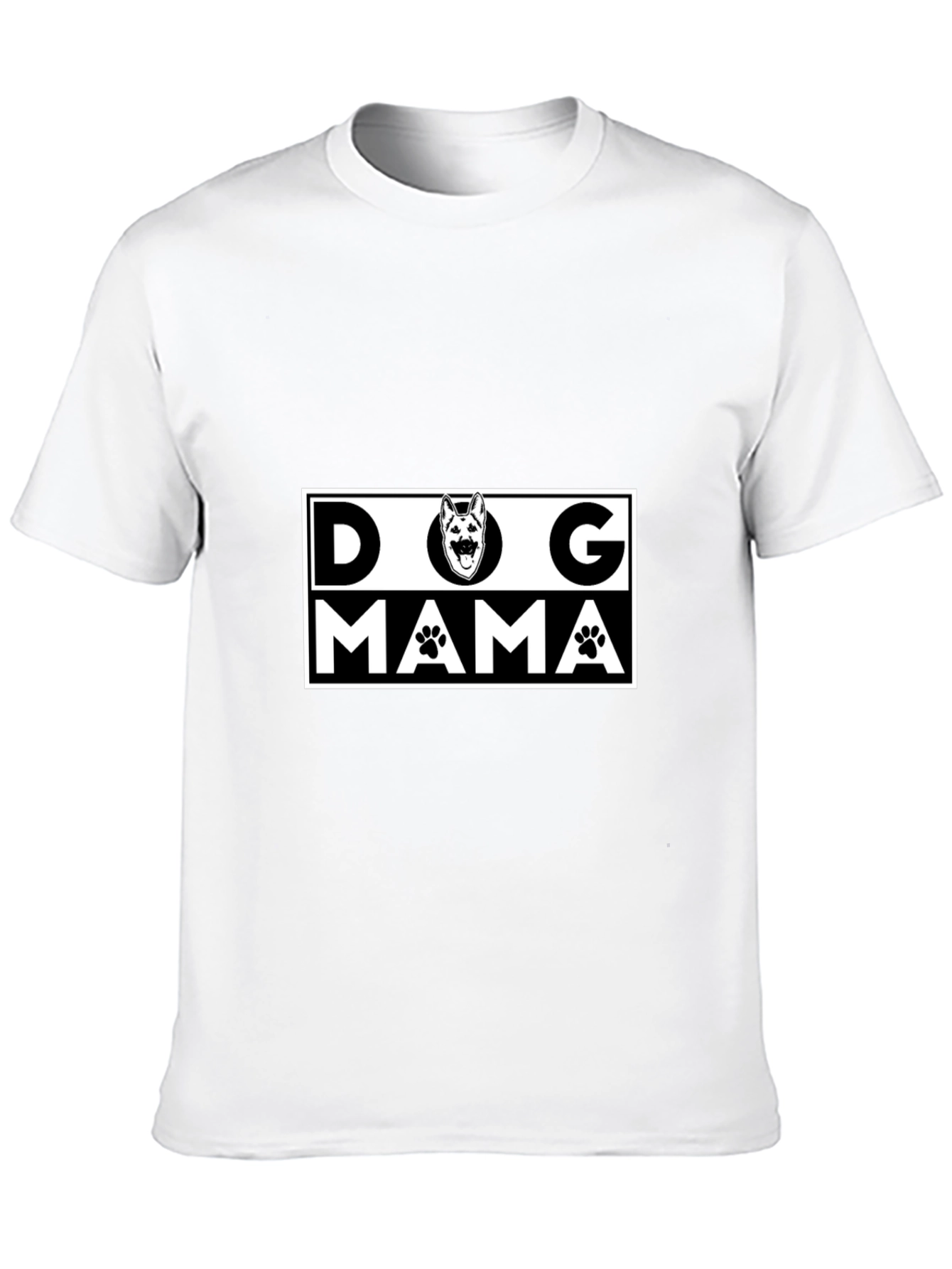 Dog Mama Graphic Tee - Cute Pet Lover Shirt