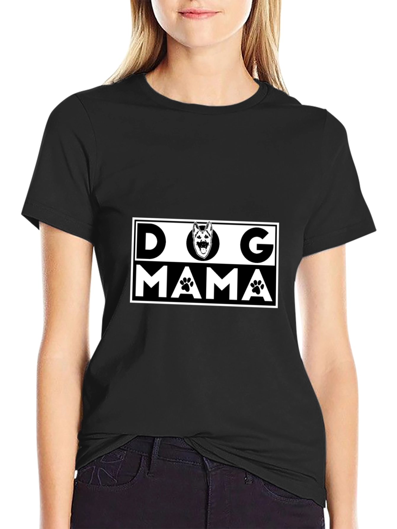 Dog Mama Graphic Tee - Cute Pet Lover Shirt