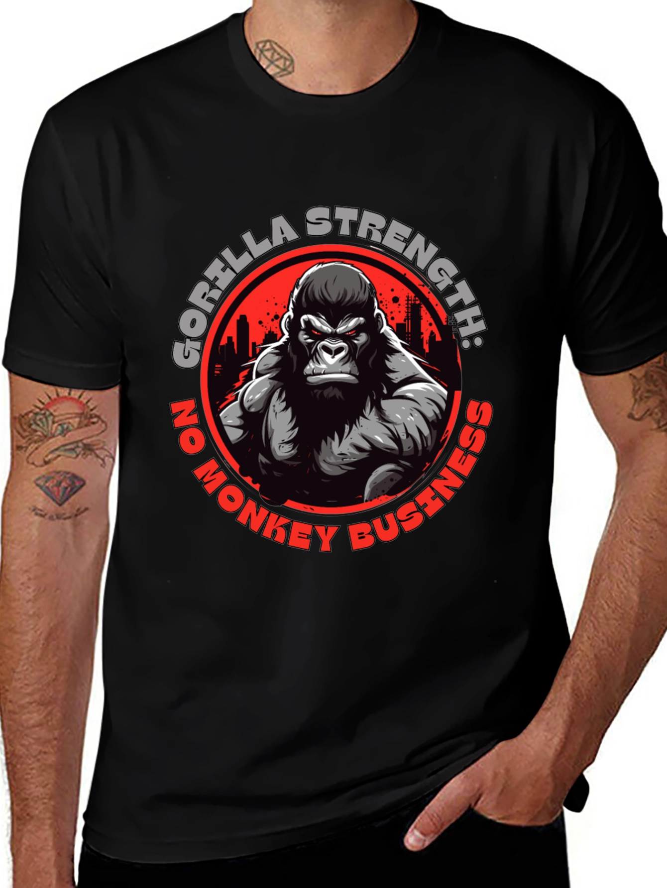Gorilla Strength Graphic T-Shirt