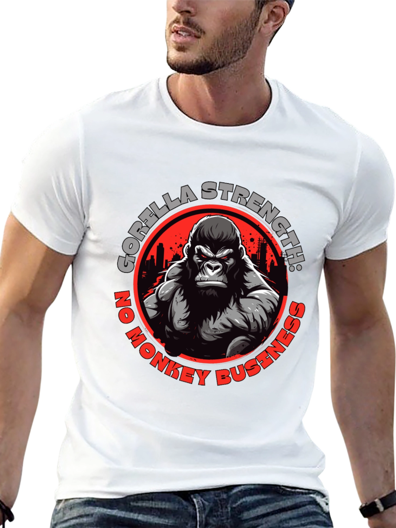 Gorilla Strength Graphic T-Shirt
