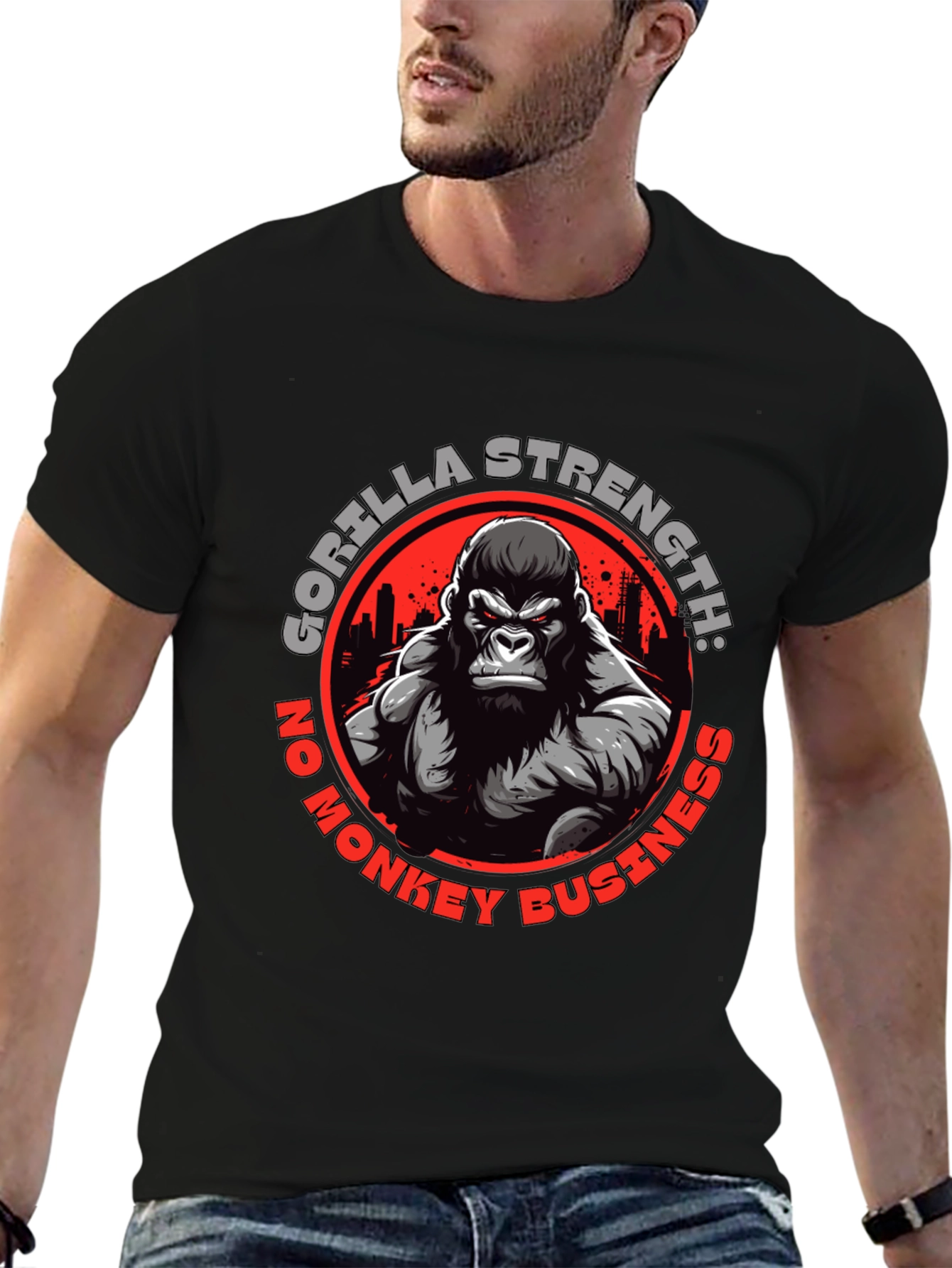 Gorilla Strength Graphic T-Shirt