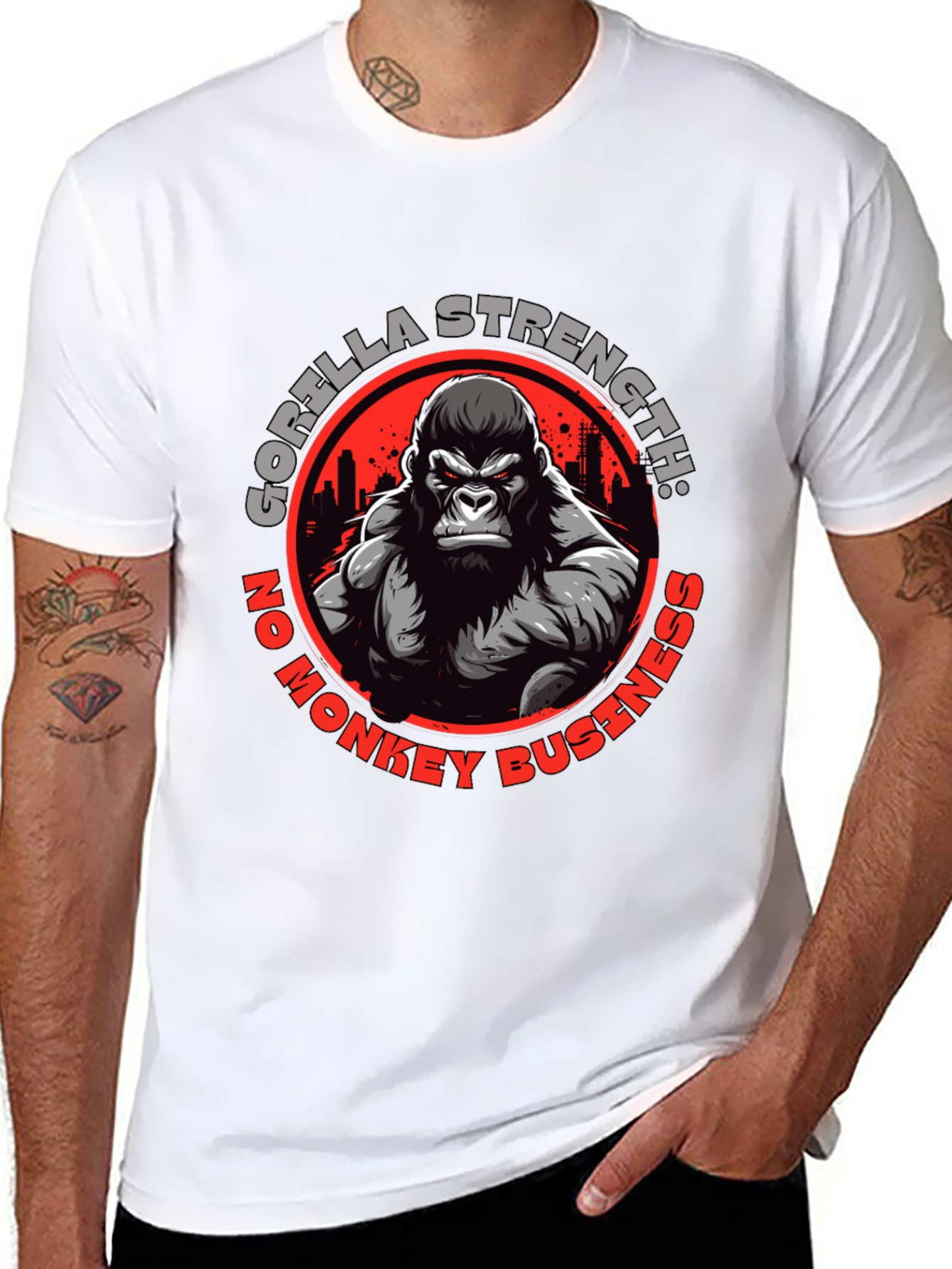 Gorilla Strength Graphic T-Shirt